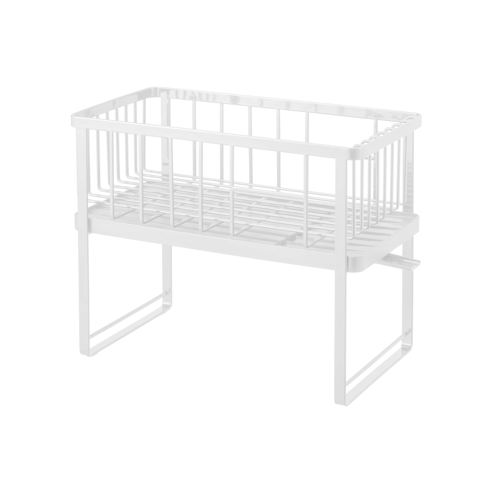 Yamazaki Home Two-Tier Wire Dish Rack - Steel