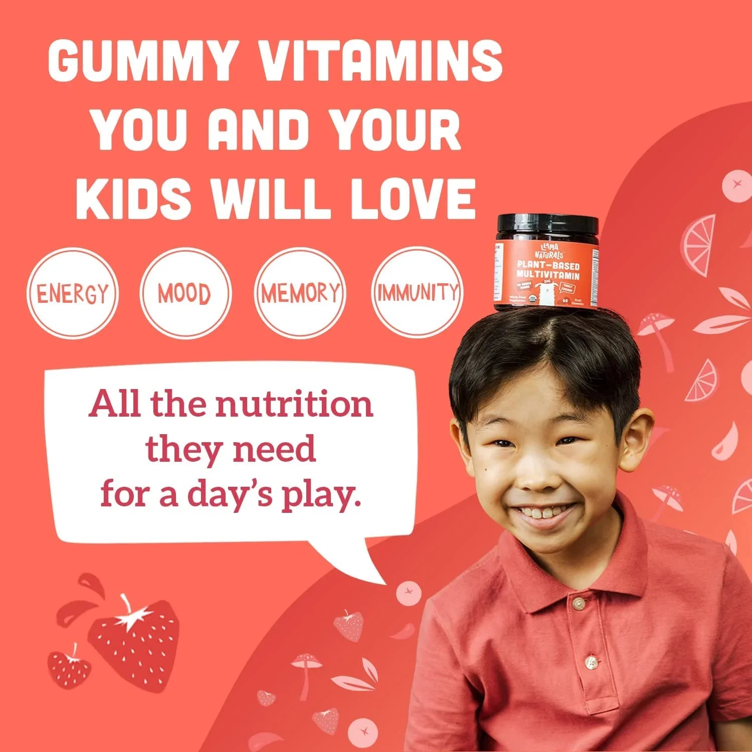 Llama Naturals Family Essentials Bundle - Adult + Kids Multi Gummies