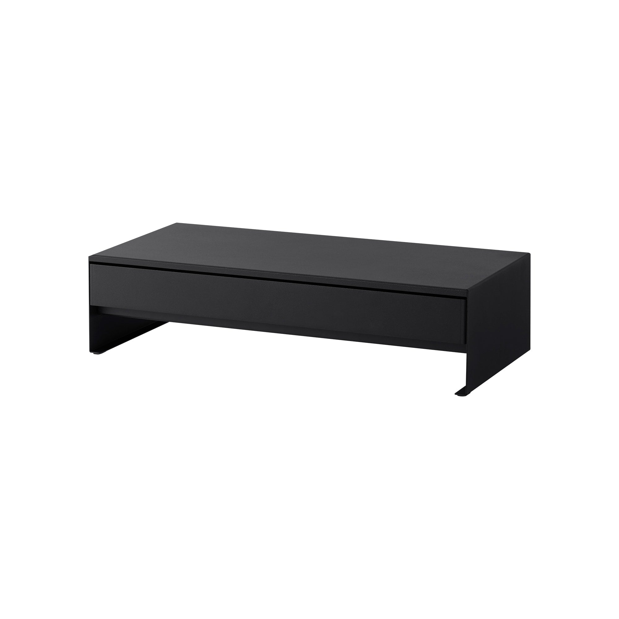 Yamazaki Home Monitor Stand With Drawer - Steel