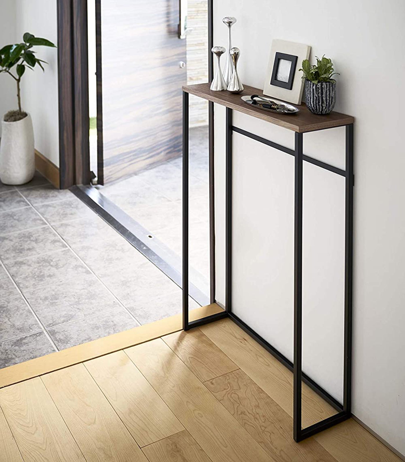 Yamazaki Home Narrow Entryway Console Table (32" H)  - Steel