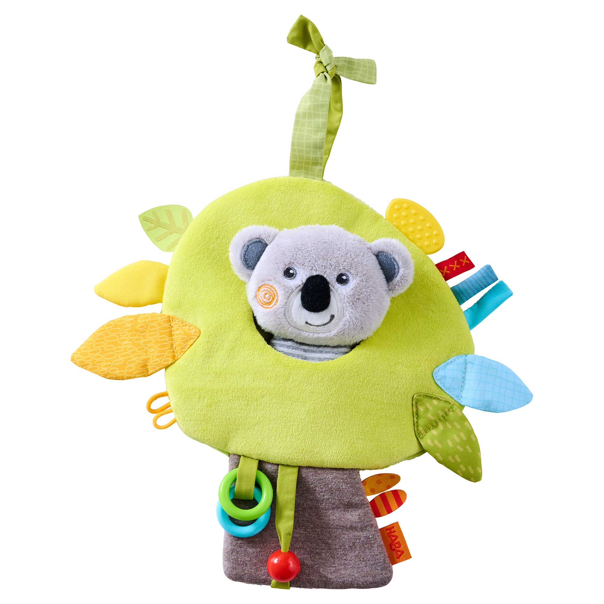 Children's toy with a koala design on a white background