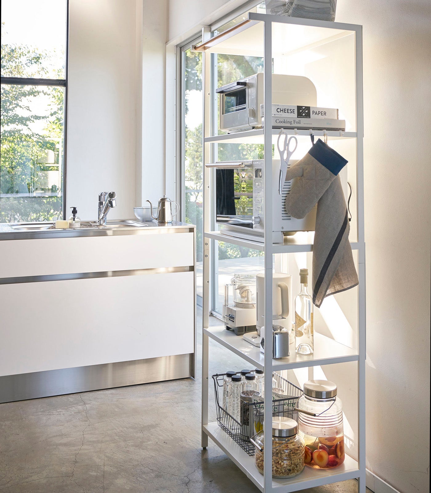 Yamazaki Home Storage Rack - 67-Inch (67" H)  - Steel