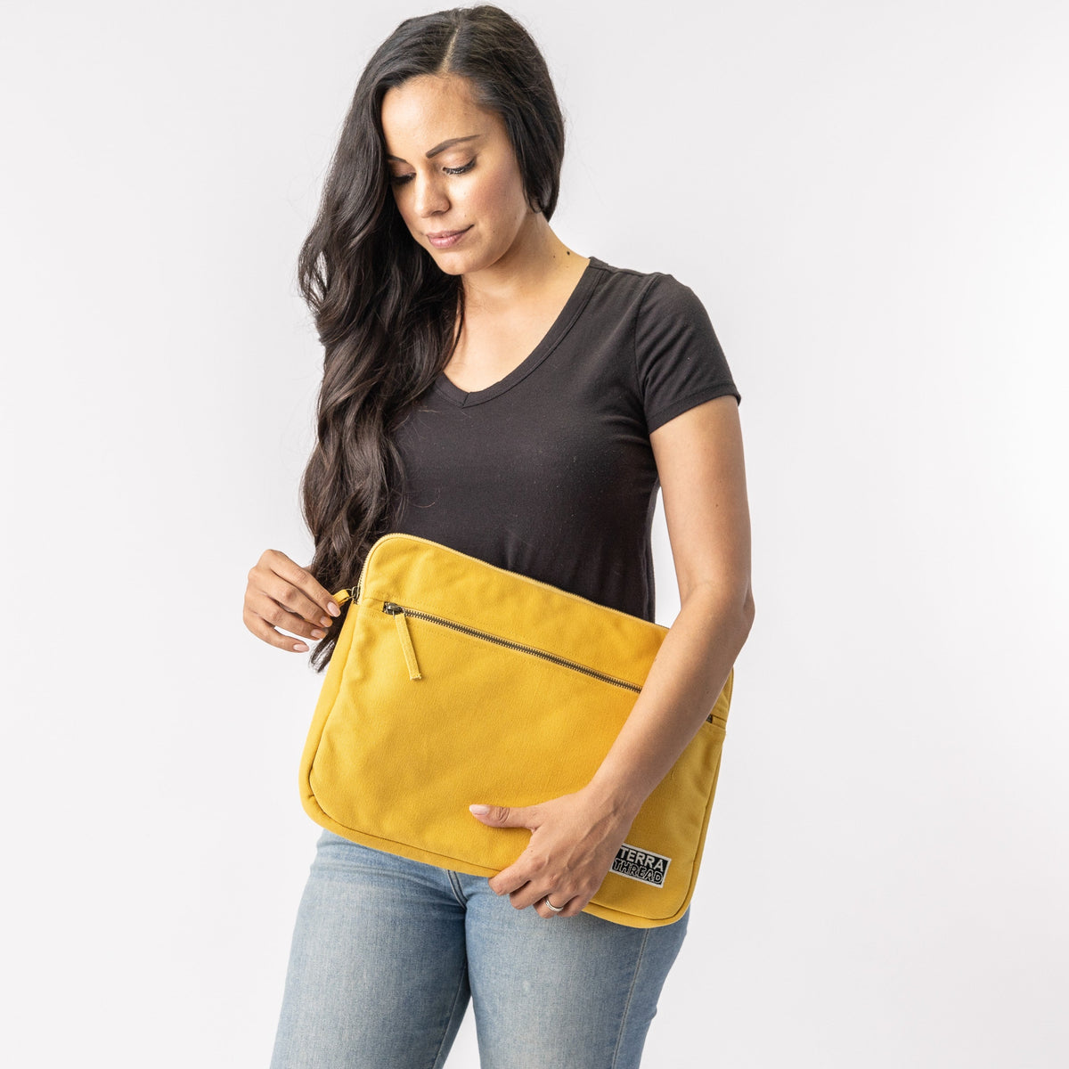 Terra Thread Erdig Organic Cotton Laptop Sleeve — 15 inch