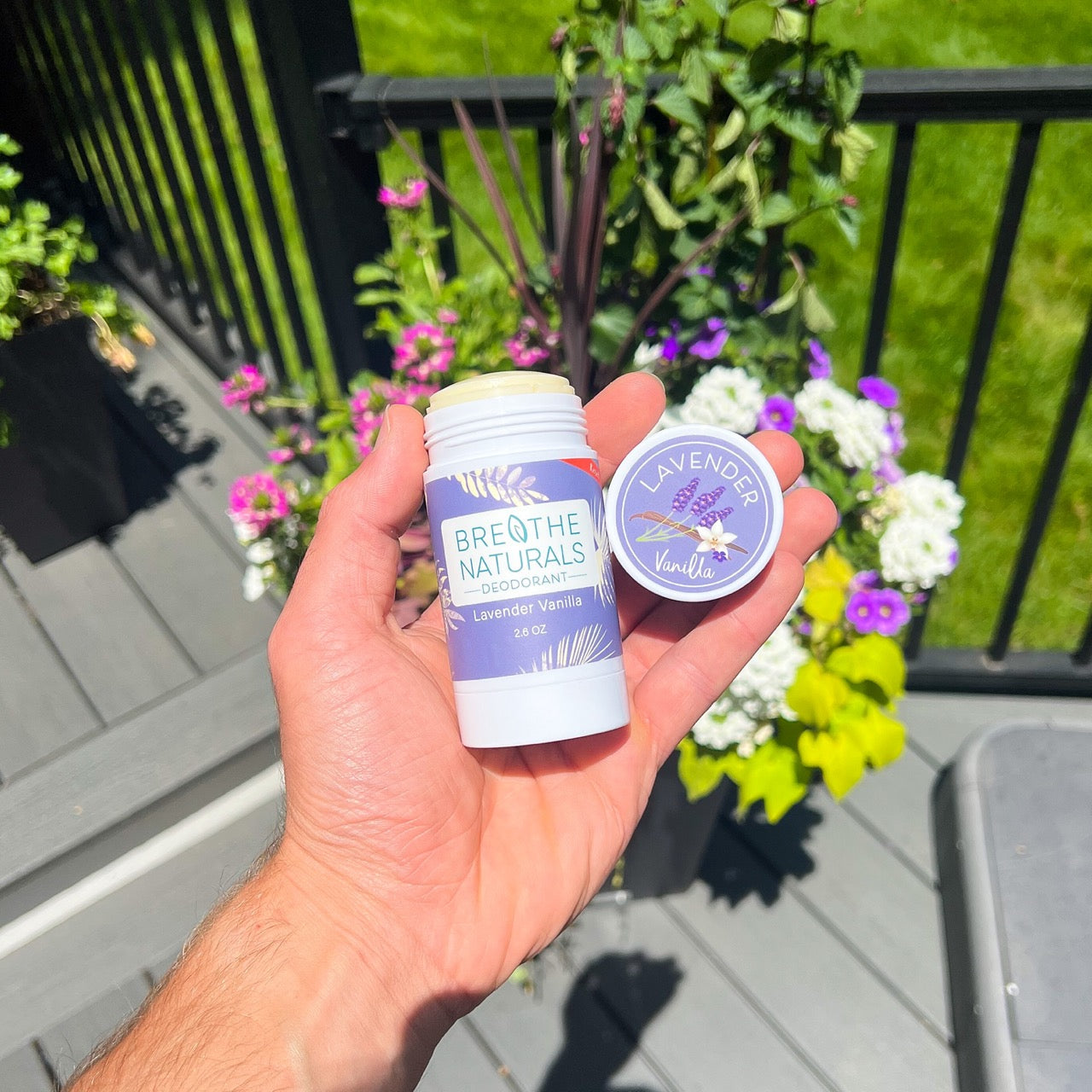 Breathe Naturals Deodorant Lavender Vanilla - 2 Pack