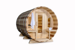 40. Outdoor Barrel Sauna