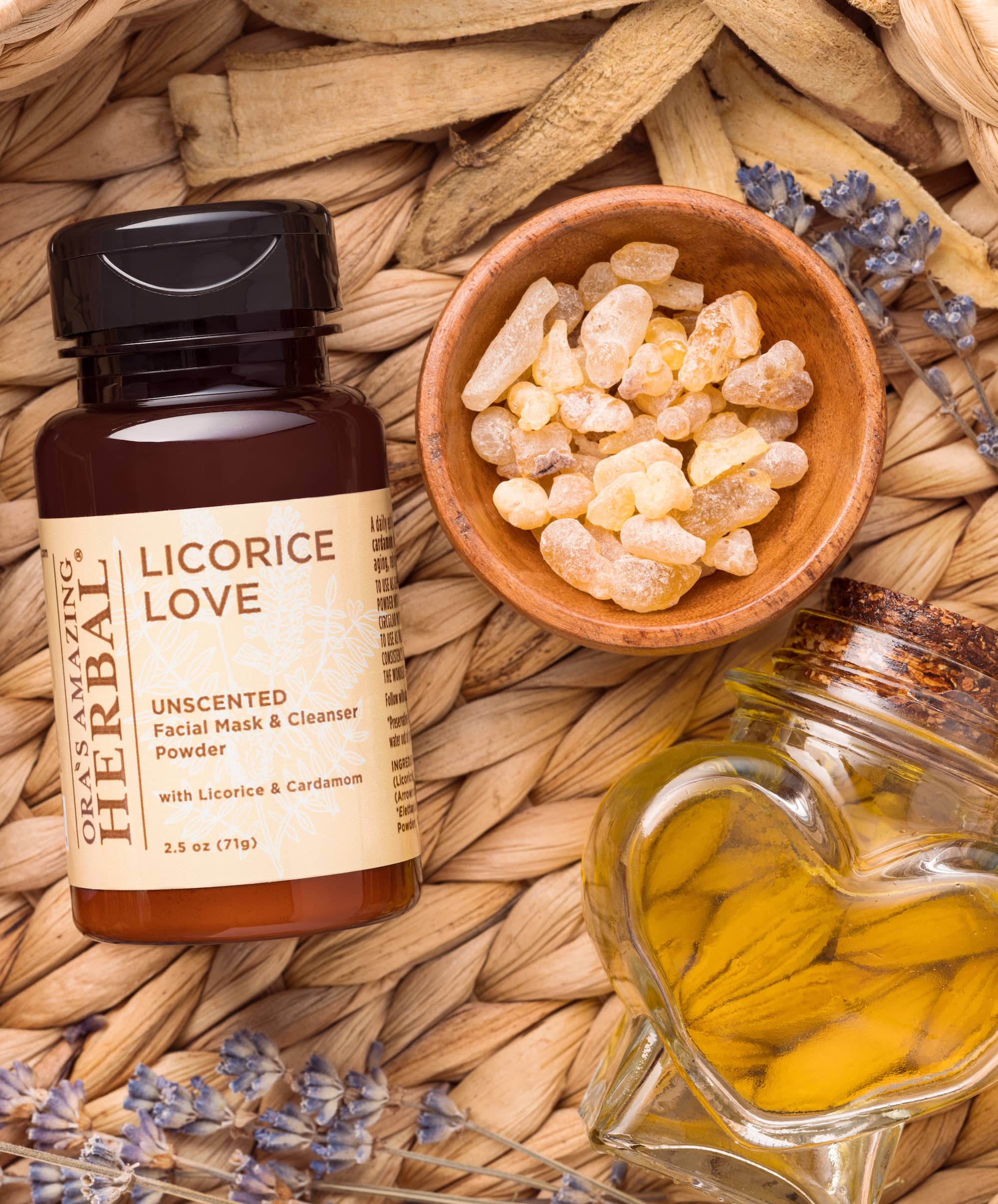 Ora's Amazing Herbal Licorice Love, Skin Soothing Facial Cleansing Powder