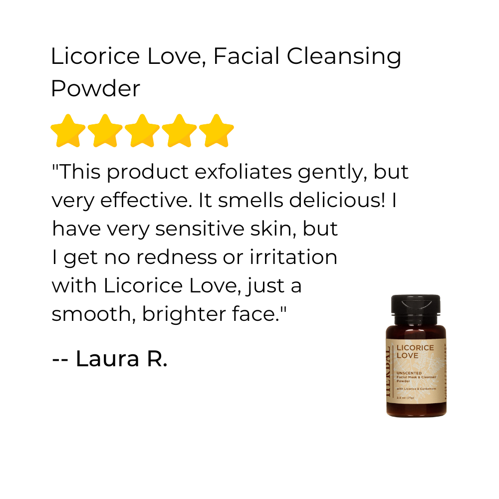 Ora's Amazing Herbal Licorice Love, Skin Soothing Facial Cleansing Powder