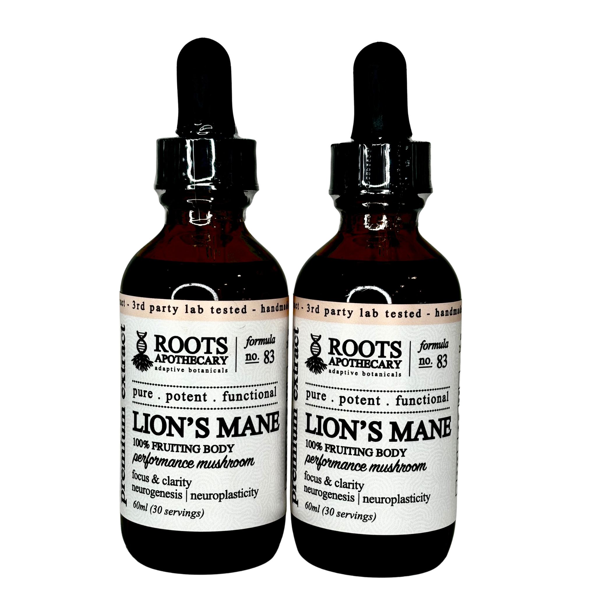Roots Apothecary Lion's Mane Tincture (Fruiting Body)