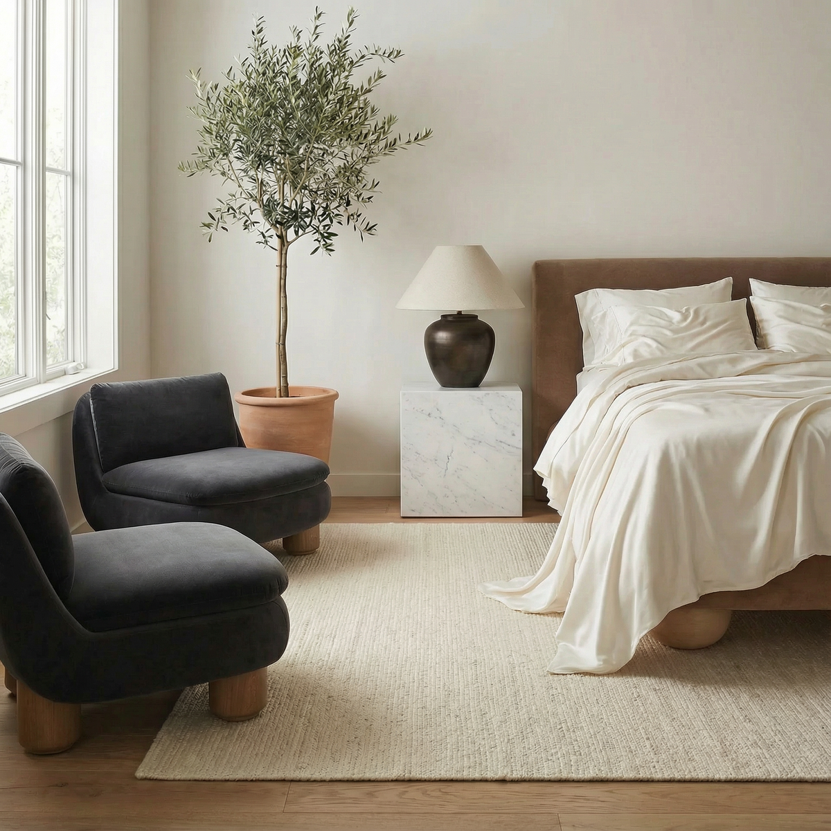 Ettitude Luxe Bamboo Flat Sheet
