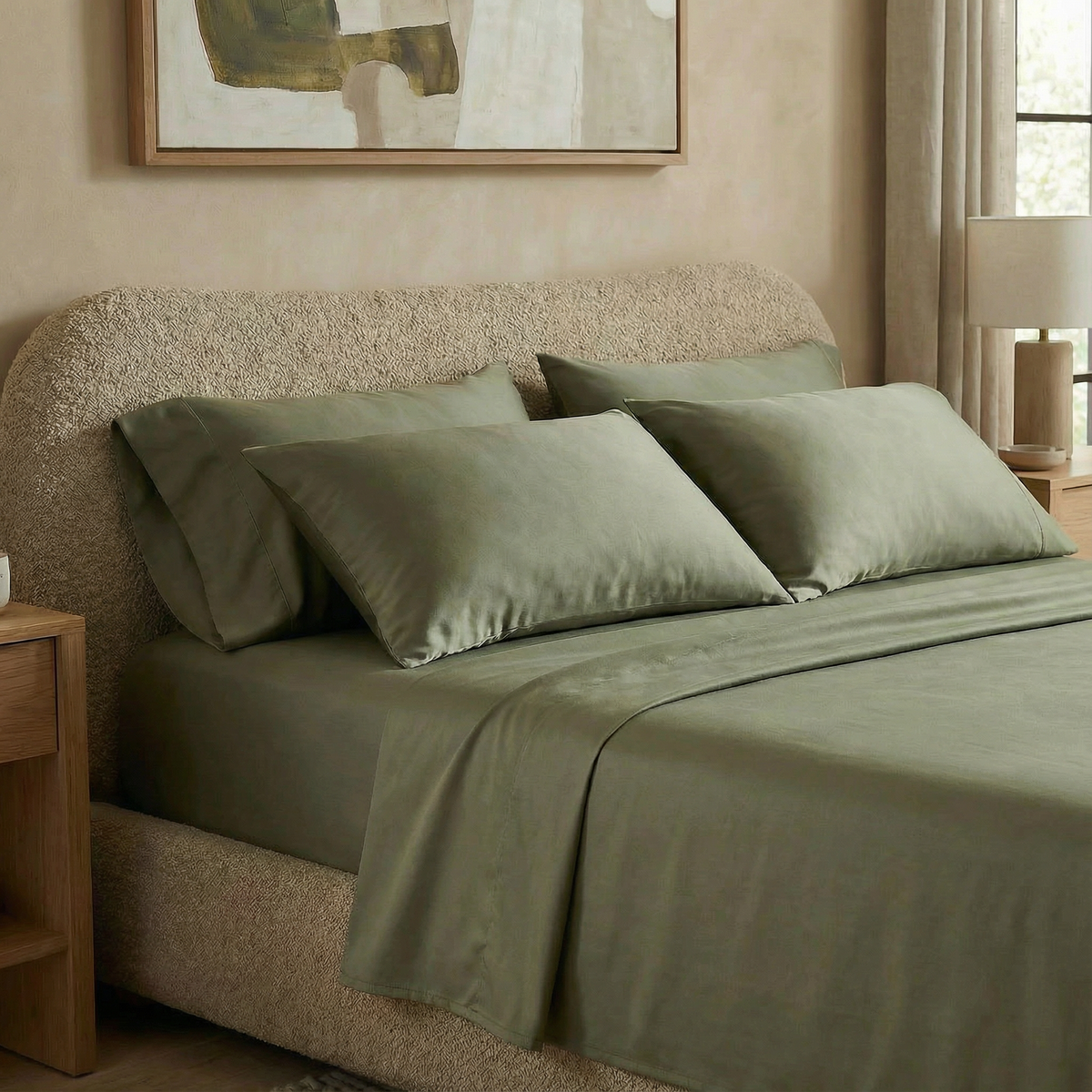 Ettitude Luxe Bamboo Flat Sheet