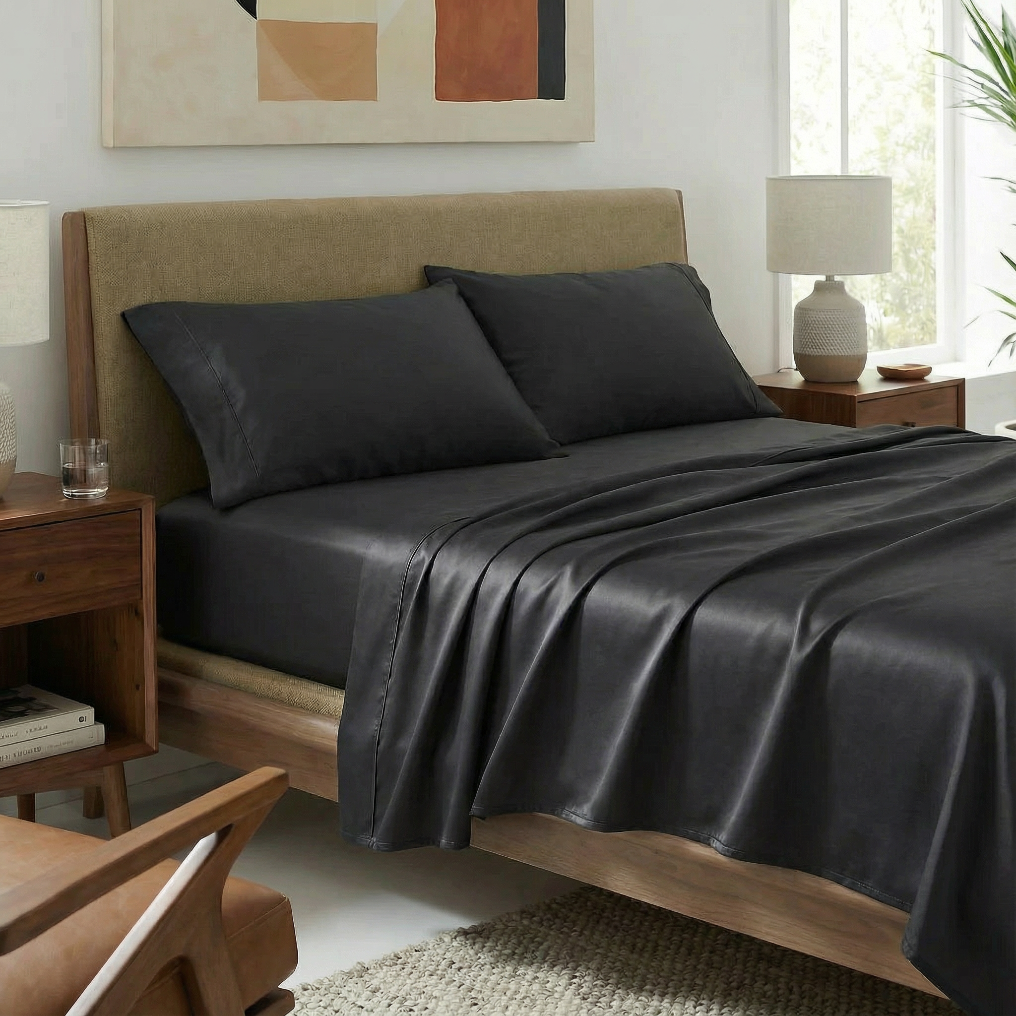 Ettitude Luxe Bamboo Pillowcase Set