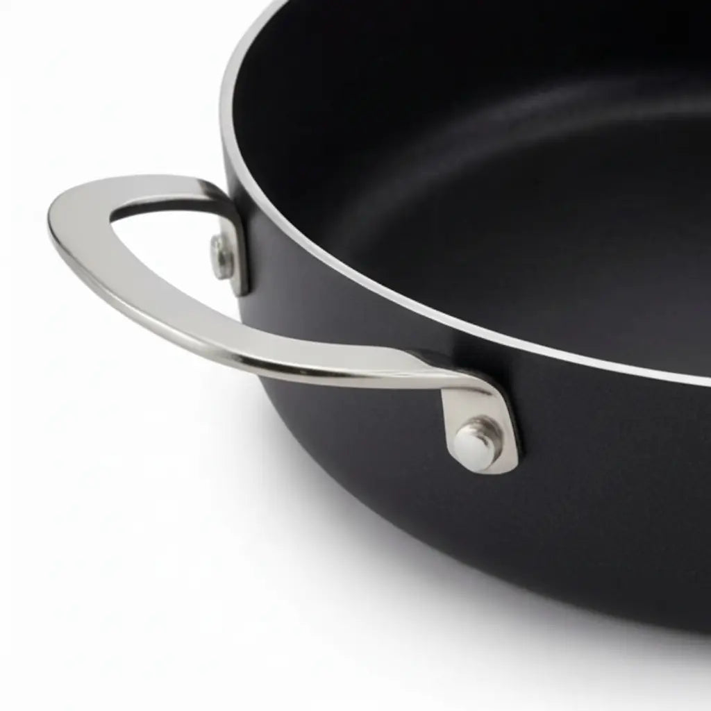 Alva Cookware Ceramic Nonstick Sauté Pan with Lid, 3.5-Qt