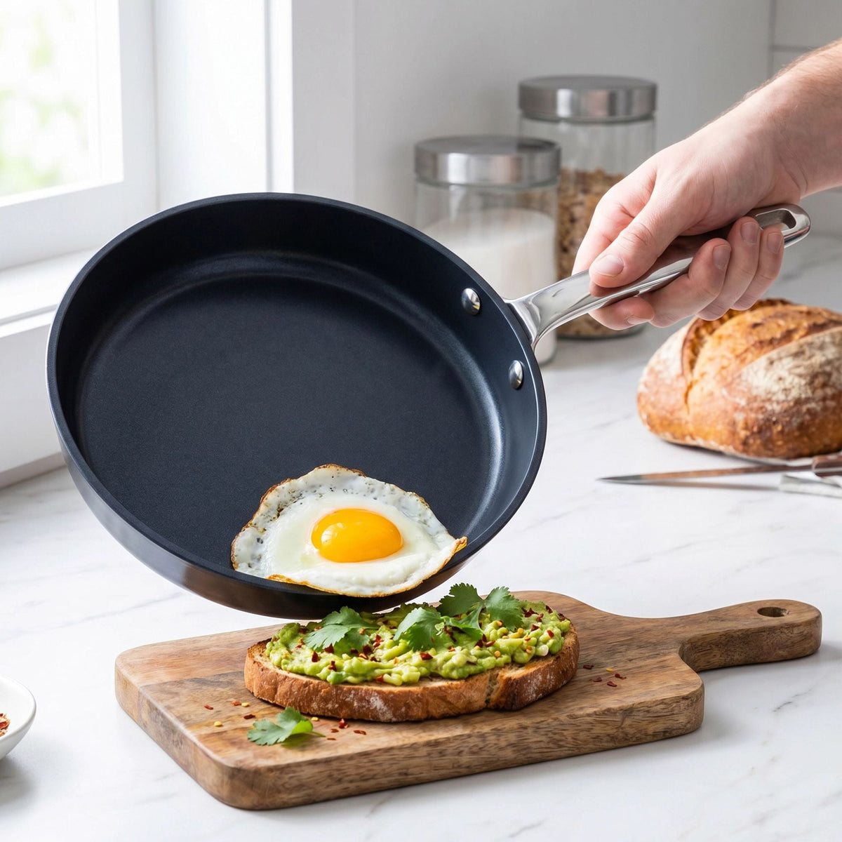 Alva Cookware Ceramic Nonstick Cookware Set, 9-Piece