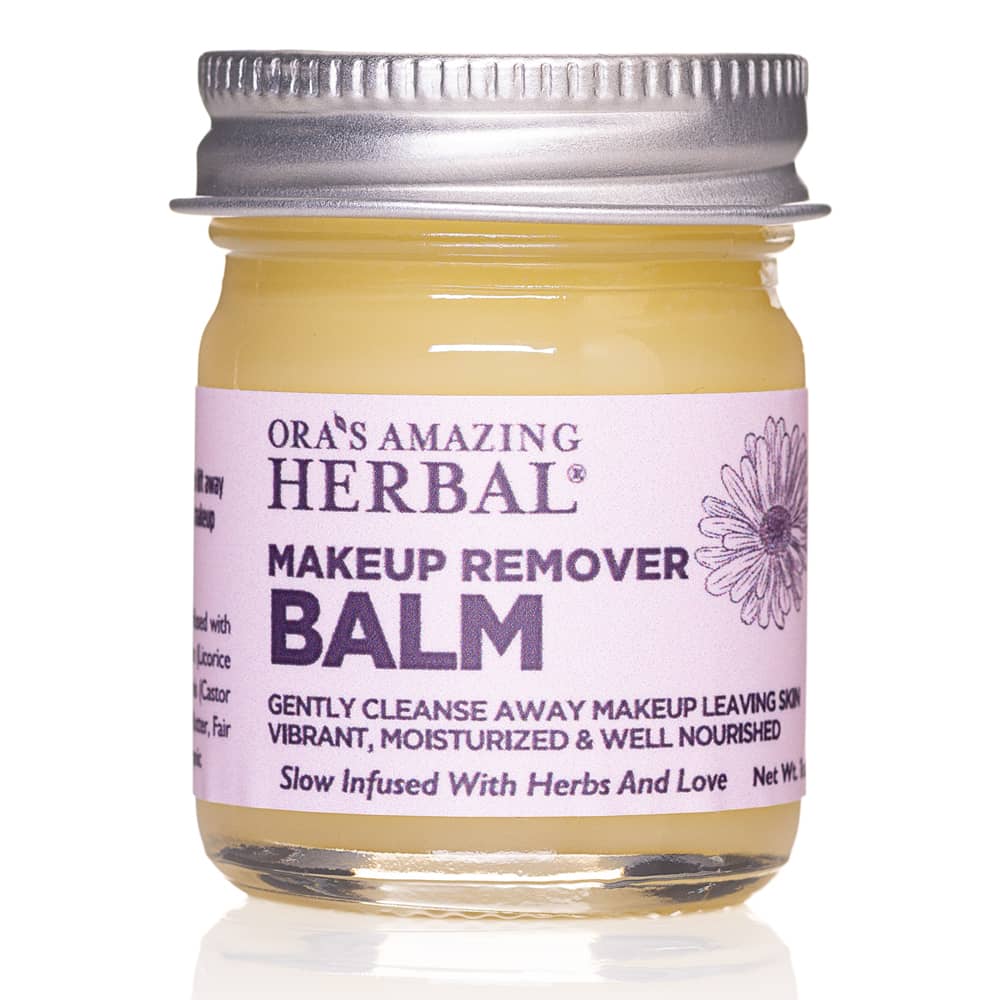Ora's Amazing Herbal Make Up Remover Balm with Calendula, Fragrance Free
