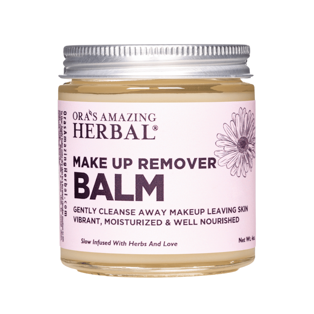 Ora's Amazing Herbal Make Up Remover Balm with Calendula, Fragrance Free
