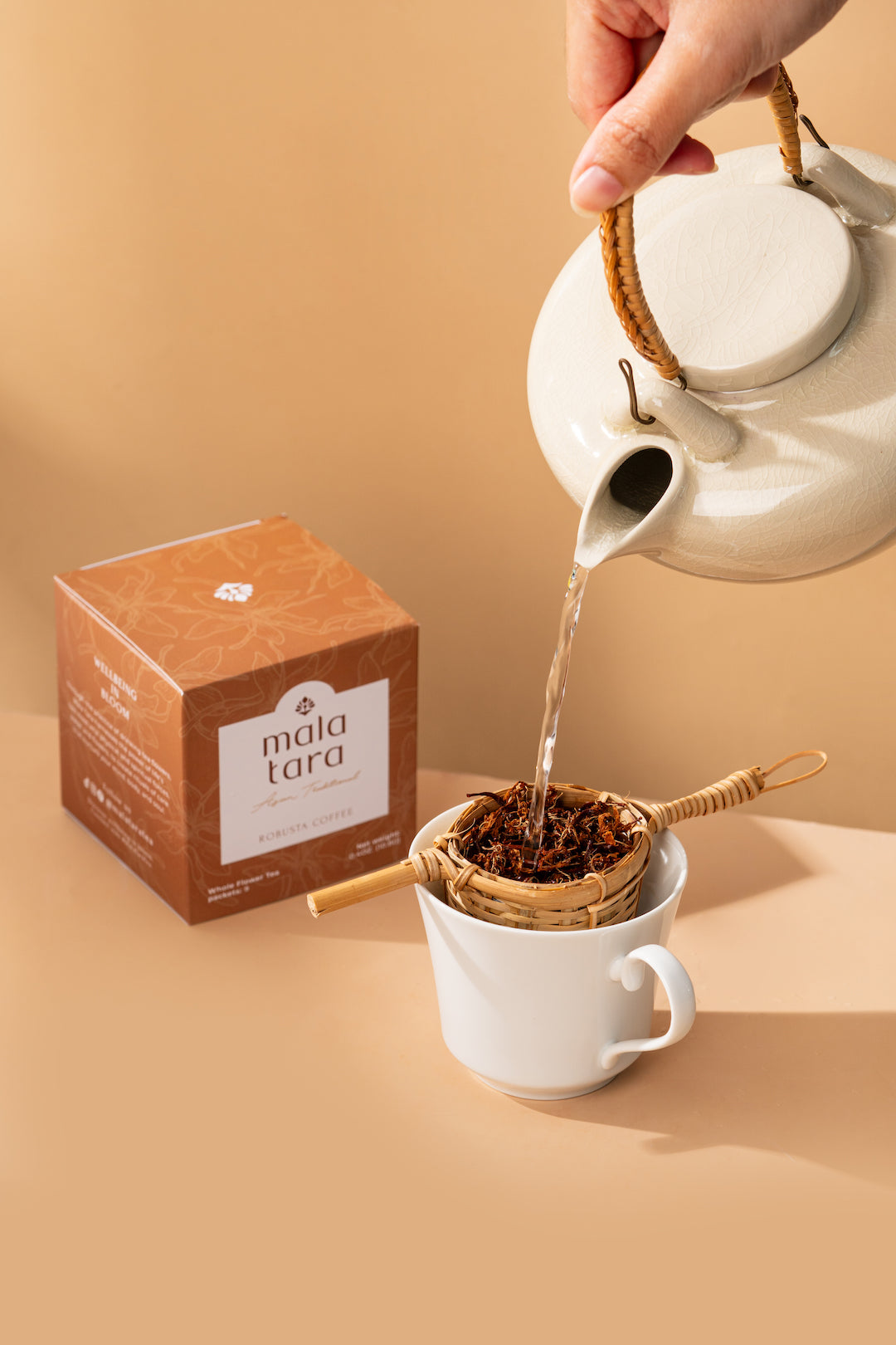 Mala Tara Bamboo Tea Strainer