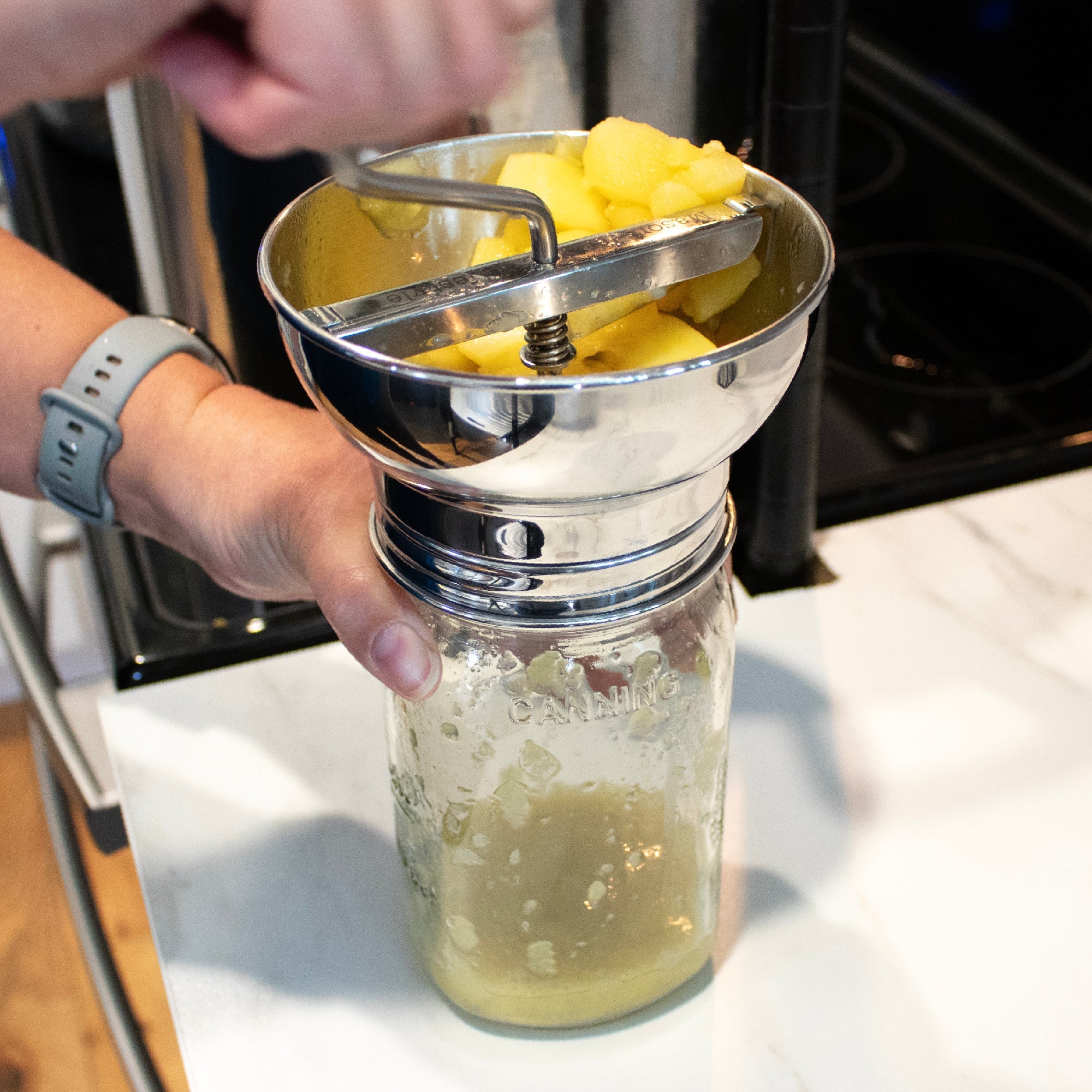 Food Mill for Wide Mouth Mason Jars