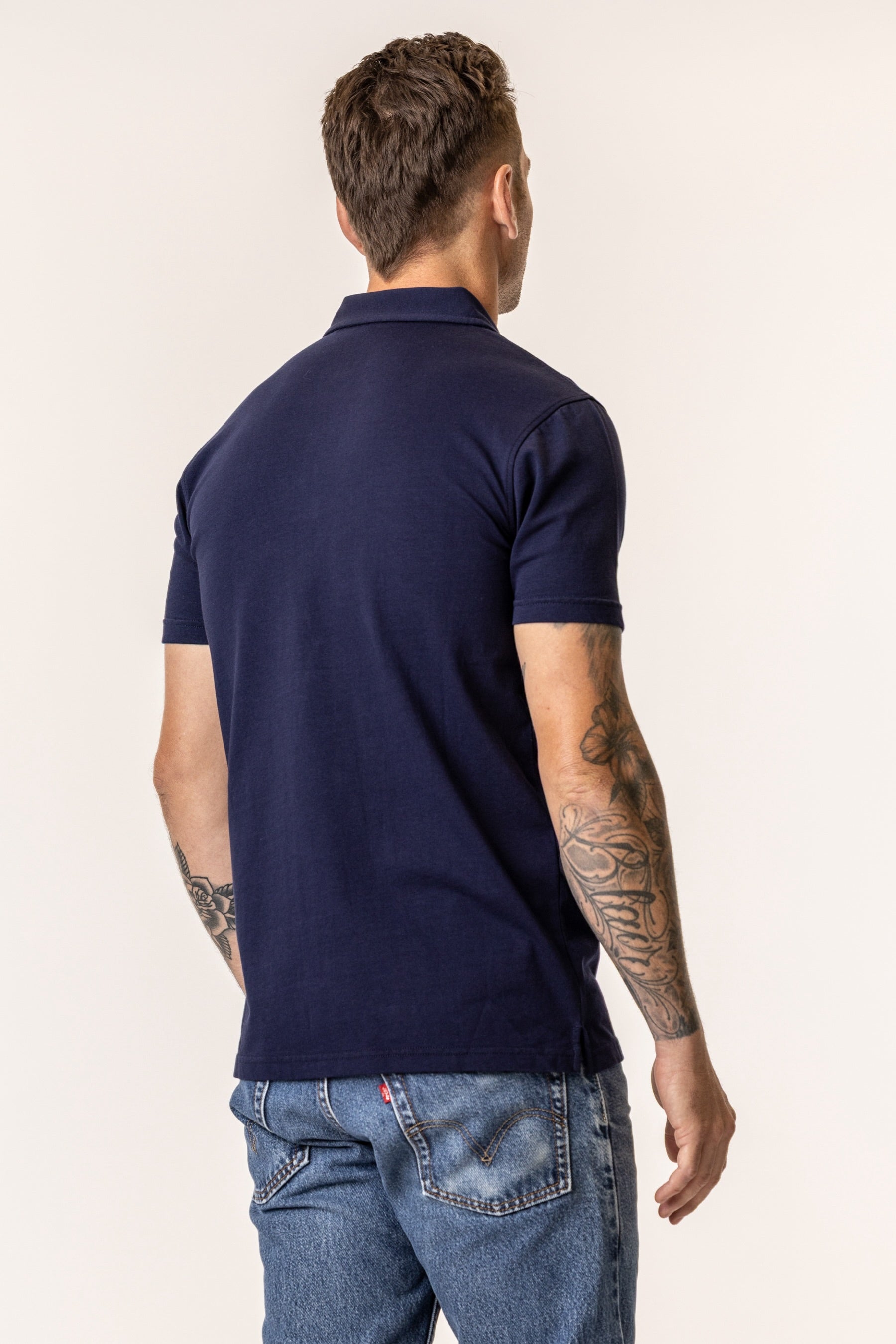 Vottera Men's Organic Cotton Polo - Slim fit