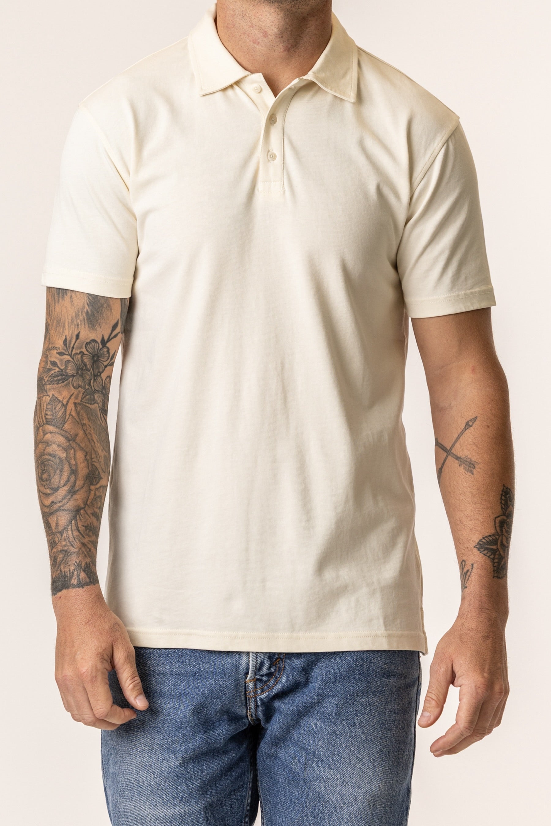 Vottera Men's Organic Cotton Polo - Slim fit