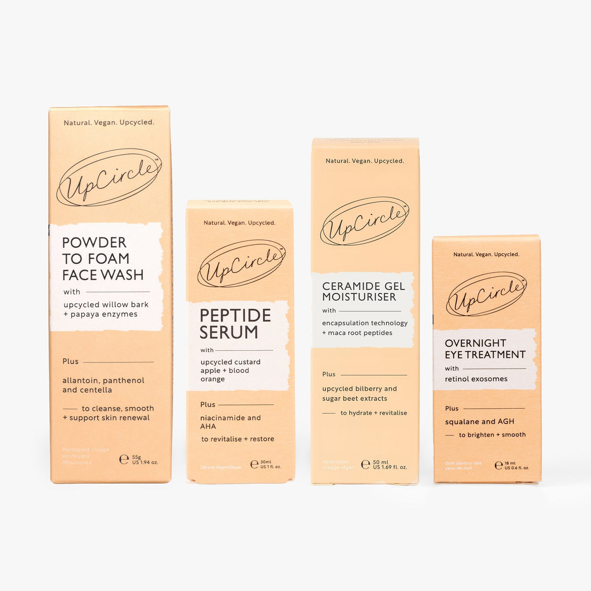 UpCircle Menopause Skin Set - 4 Pieces