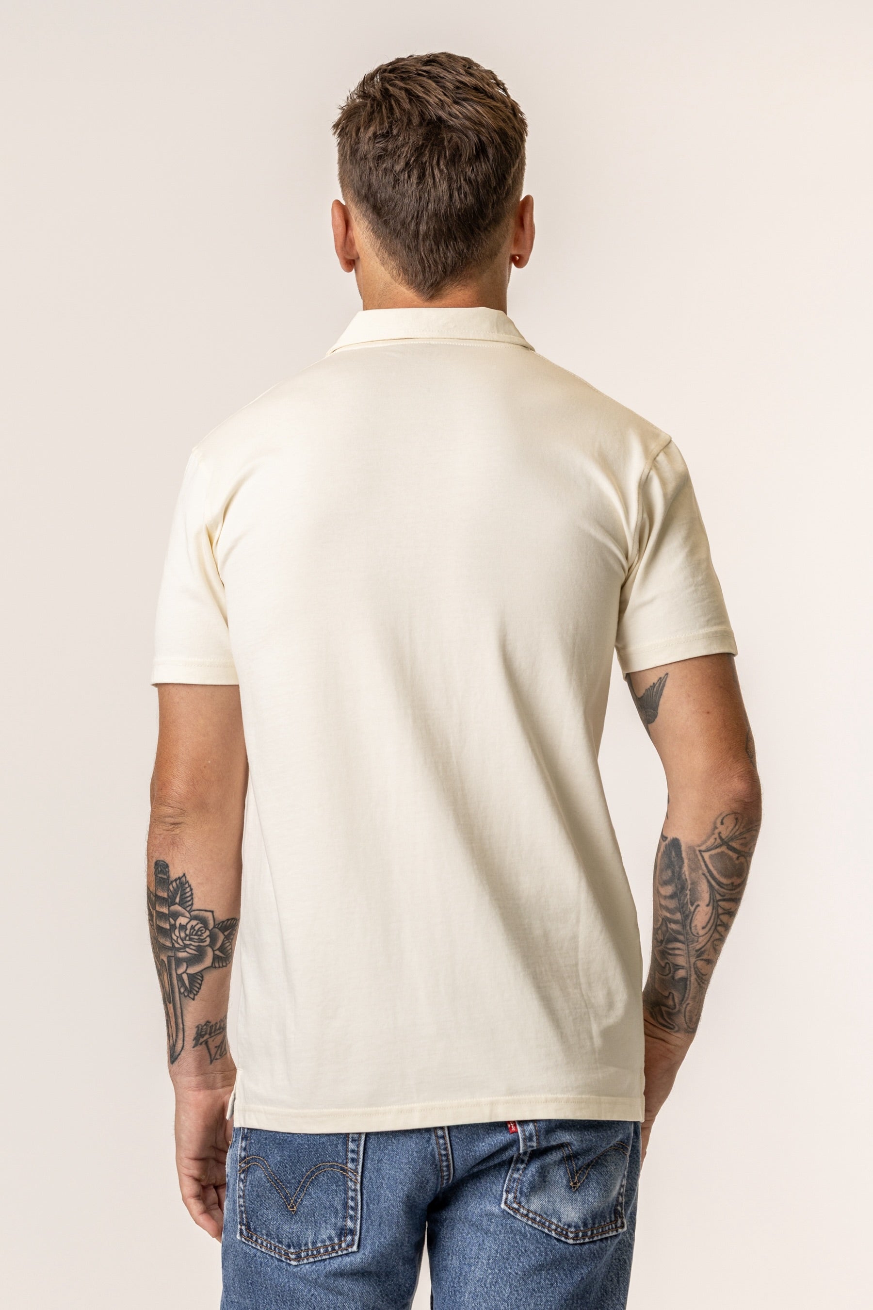 Vottera Men's Organic Cotton Polo - Slim fit