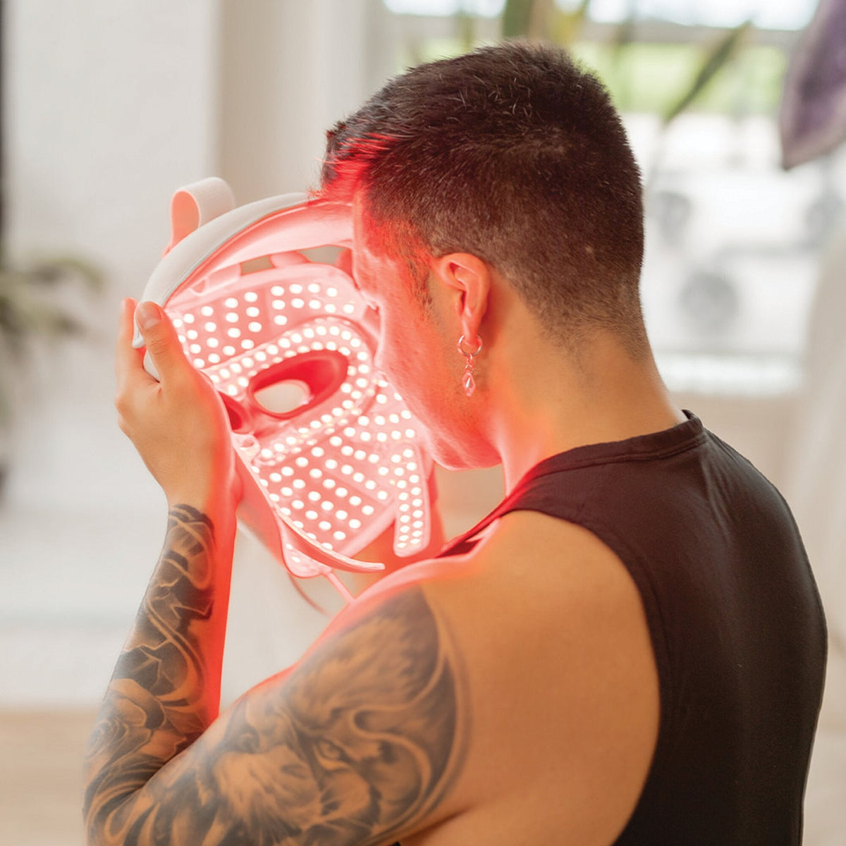 MitoGLOW™ LED Red Light Therapy Mask | With Blue, Yellow, Red and Near Infrared LED