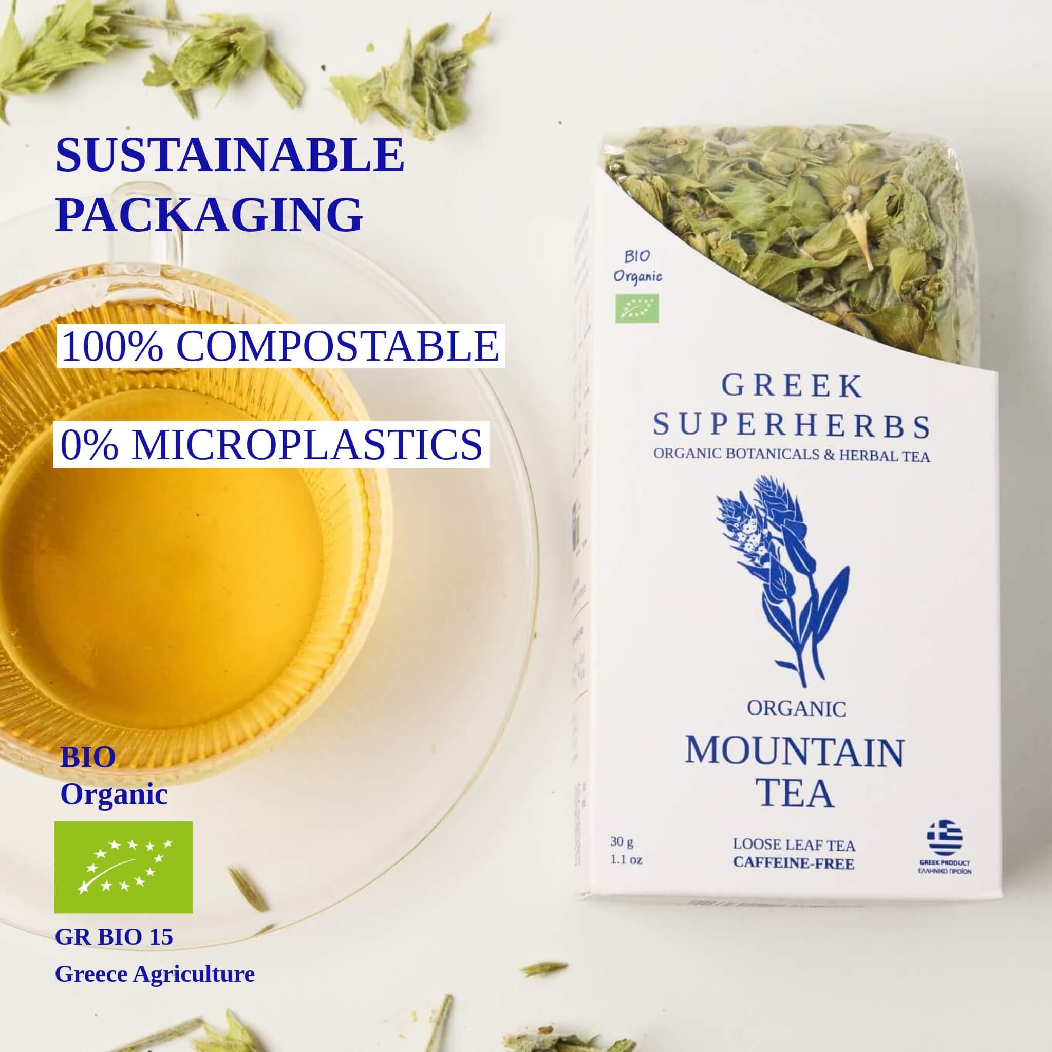 Greek Superherbs Greek Mountain Tea (Mount Olympus)