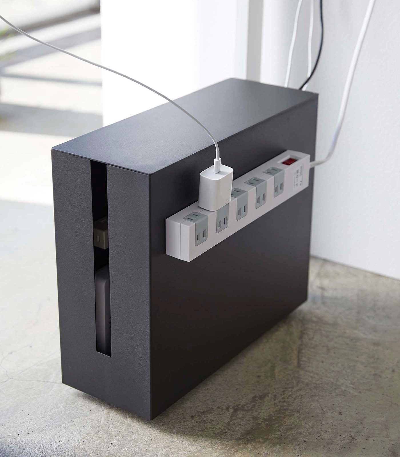 Yamazaki Home Rolling Cable Management Box - Steel