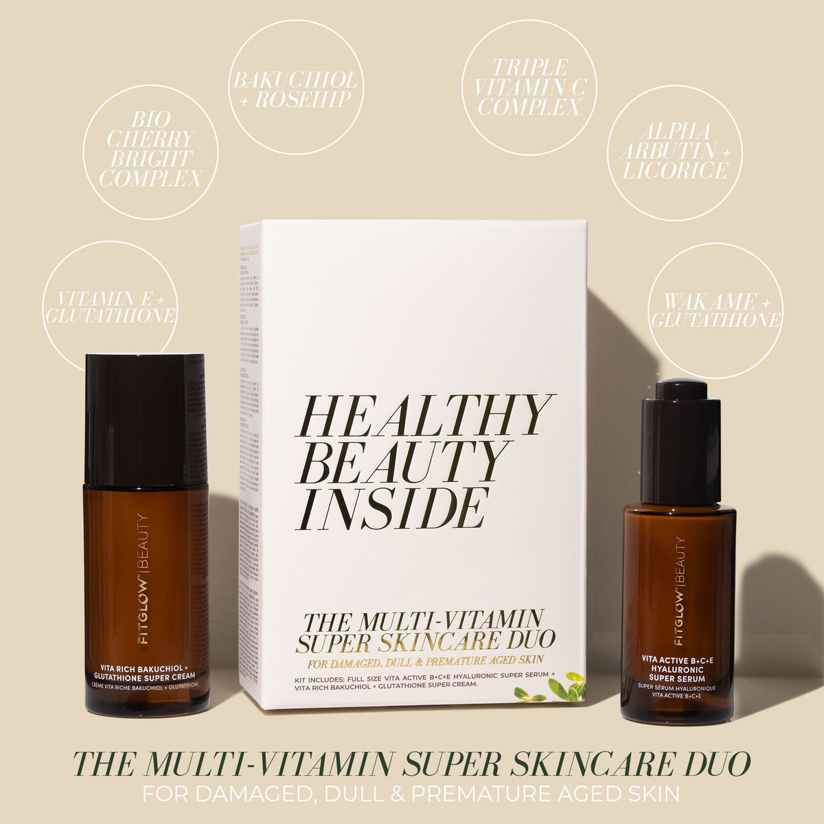Fitglow Beauty Vita Active B+C+E Hyaluronic Super Serum