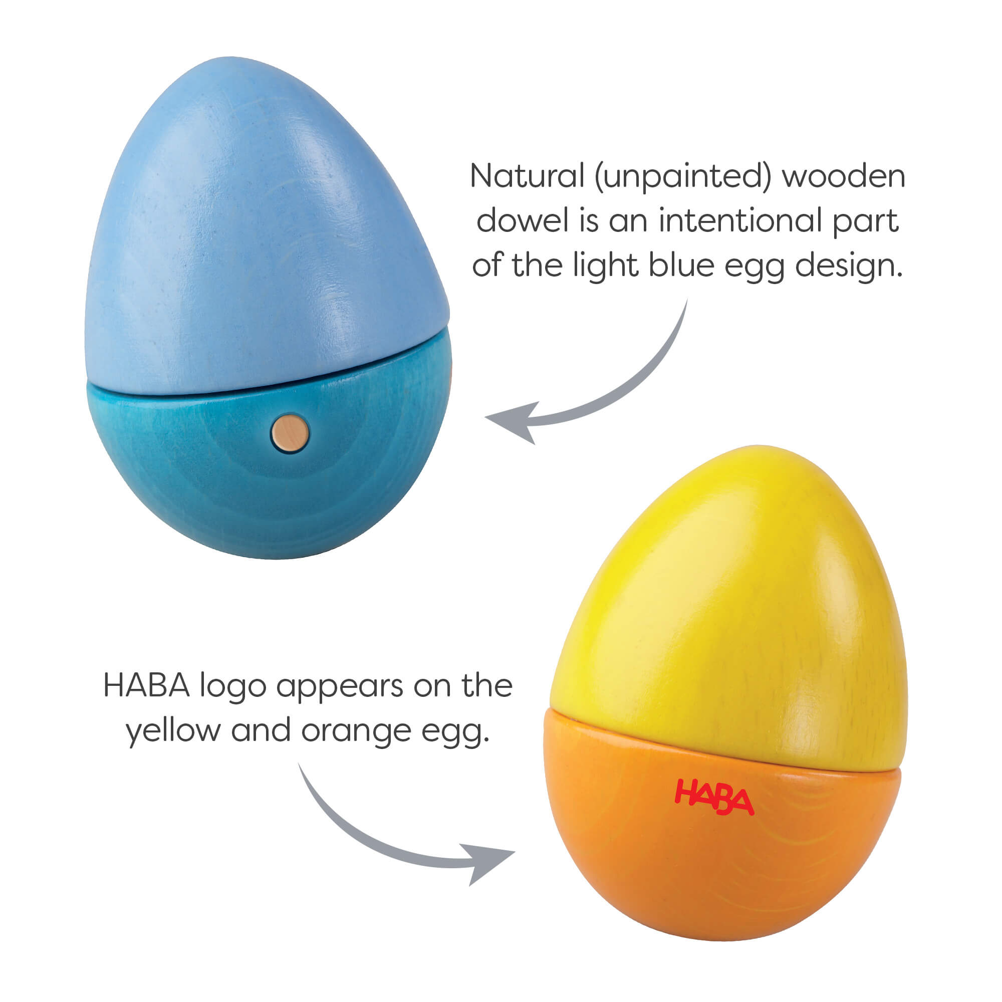 HABA Fun with Sounds Wooden Eggs