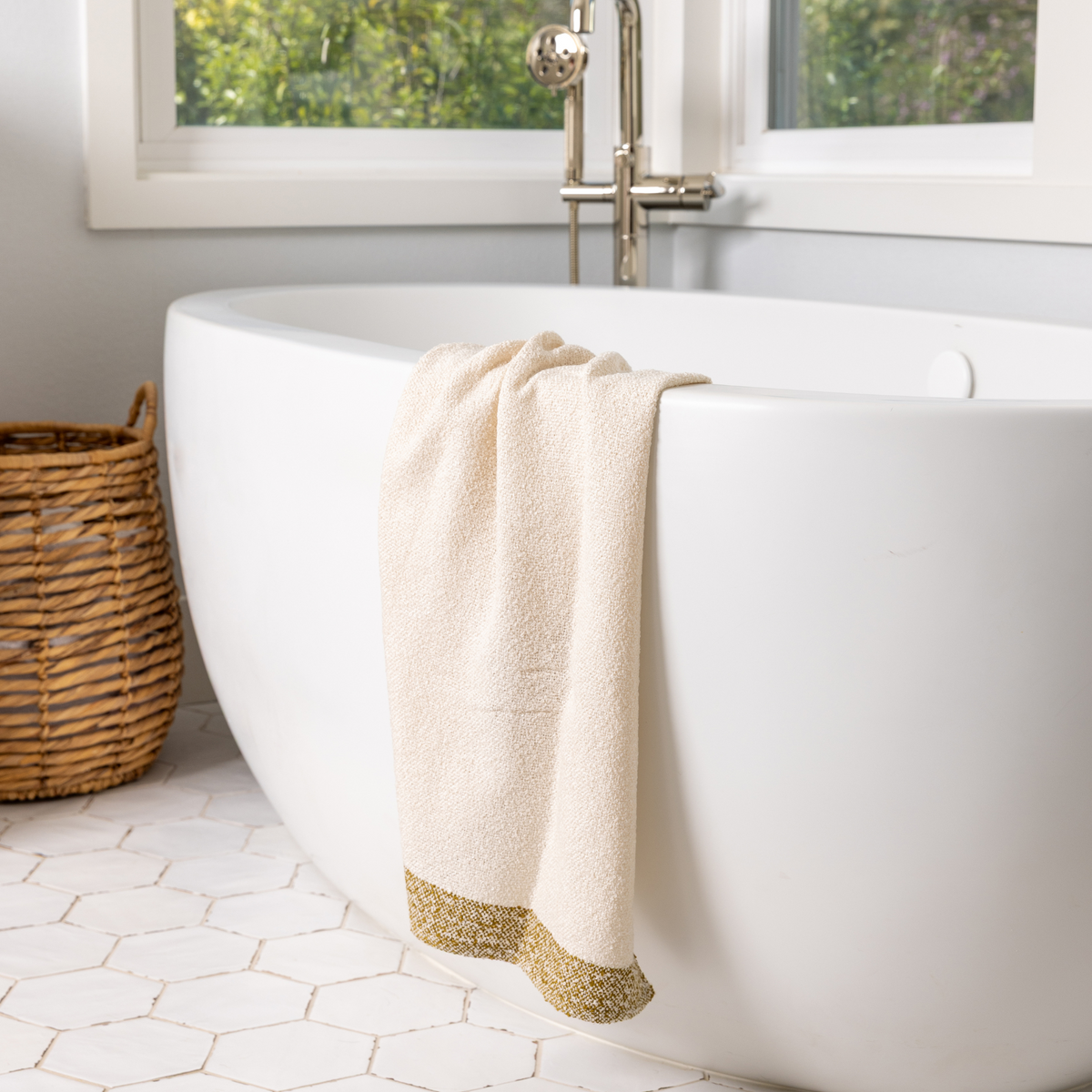 Ettitude Textured Bamboo Boucle Towel