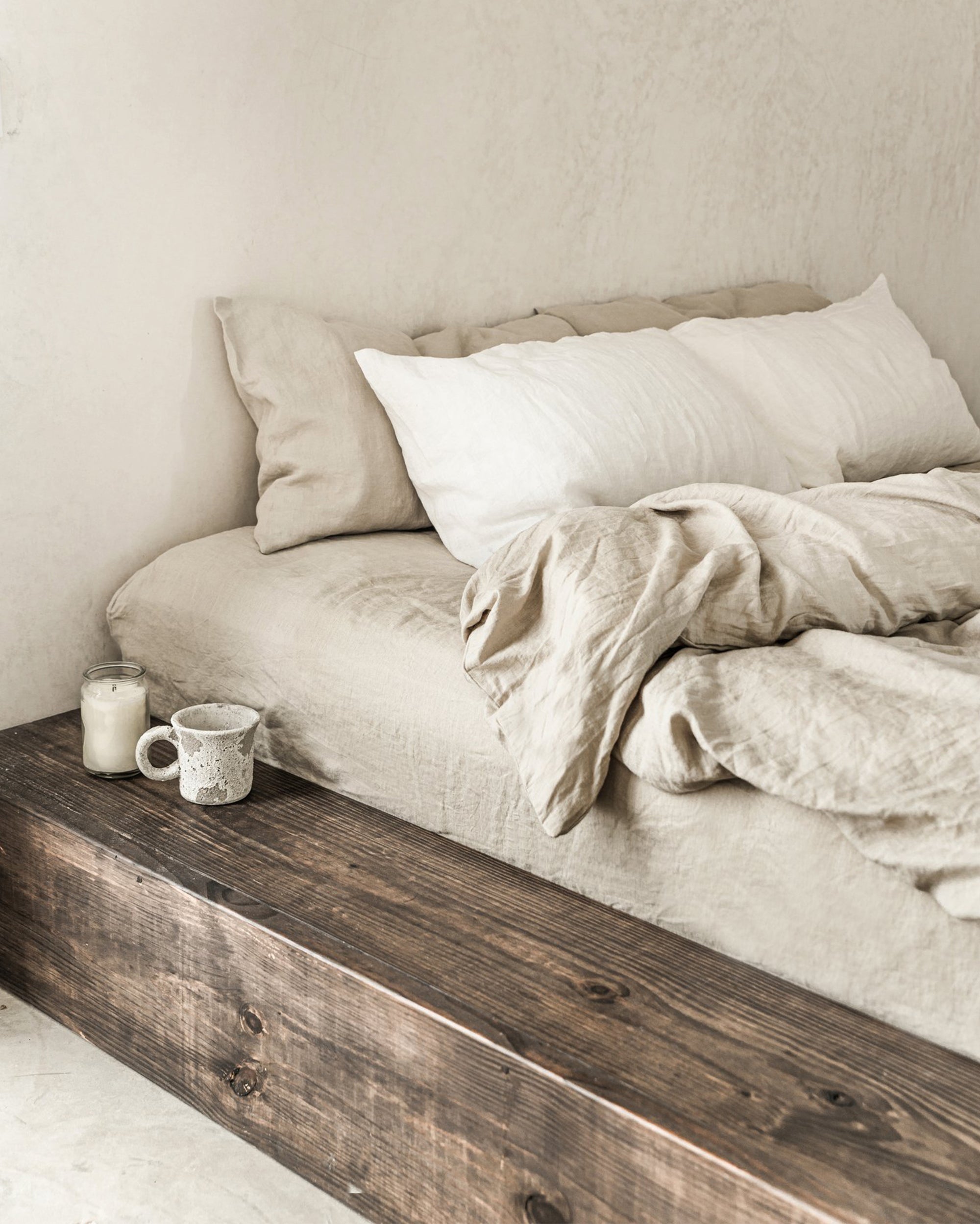 MagicLinen Natural Linen Duvet Cover Set (3 Pcs)