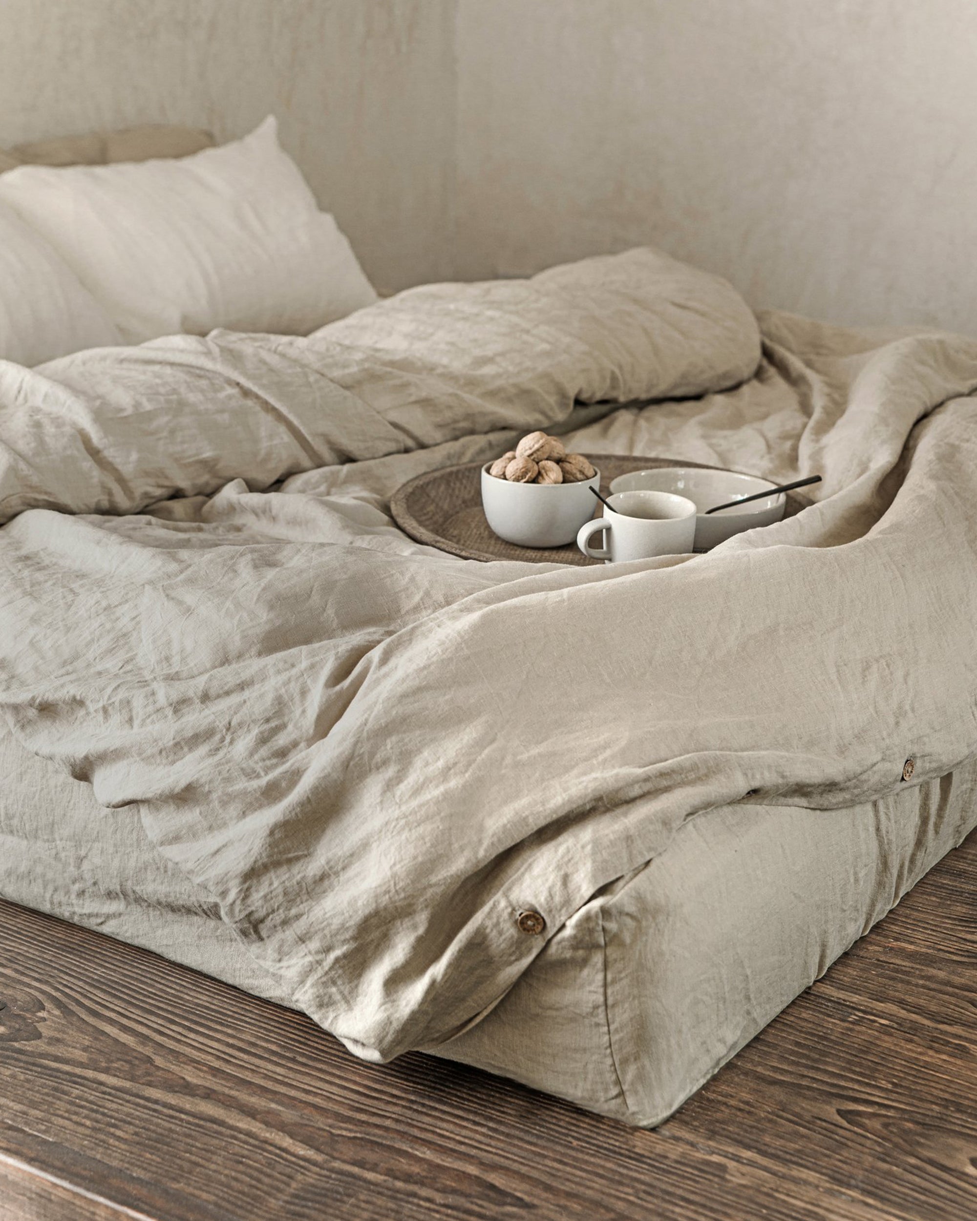 MagicLinen Natural Linen Sheet Set (4 Pcs)