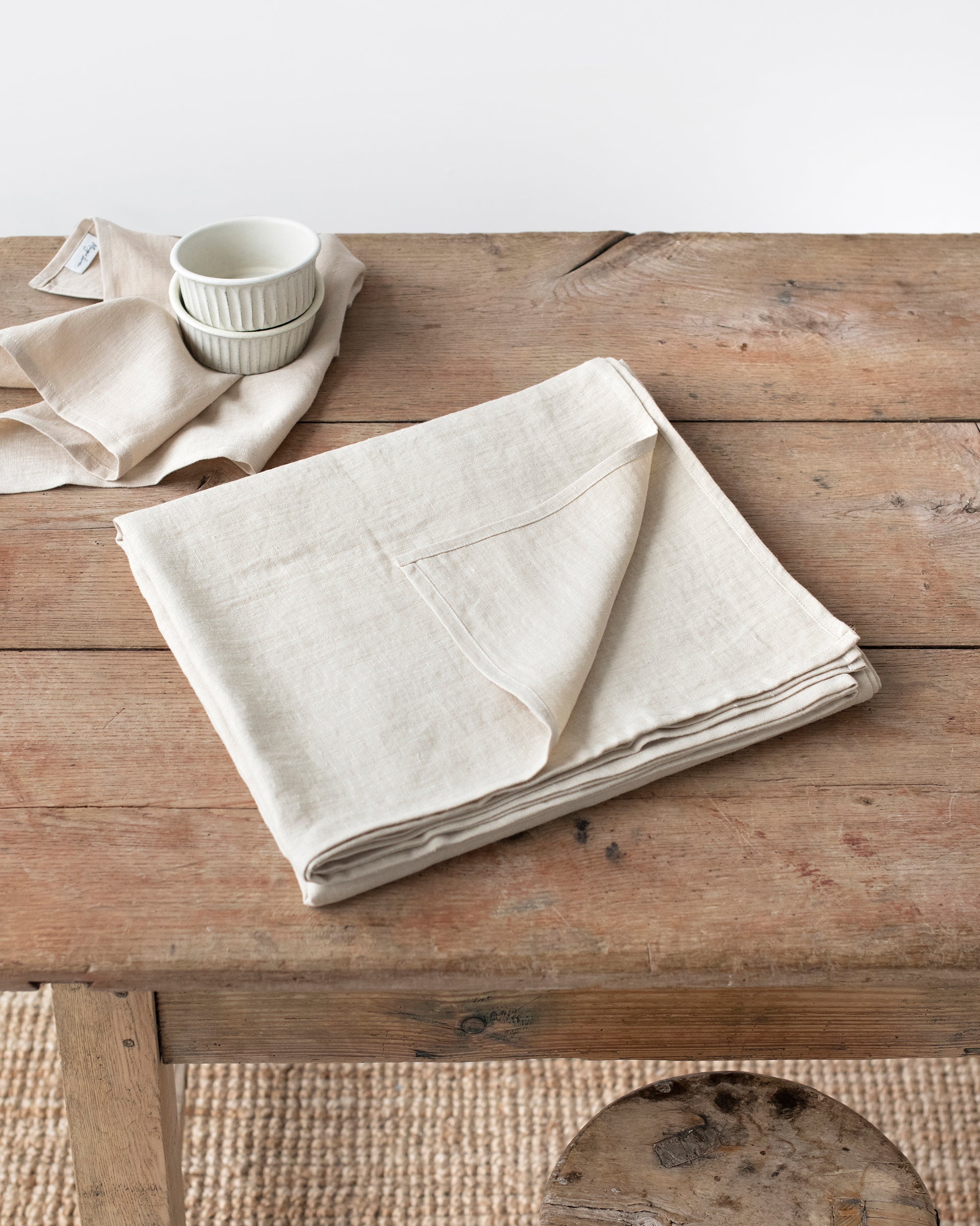 MagicLinen Natural Linen Tablecloth