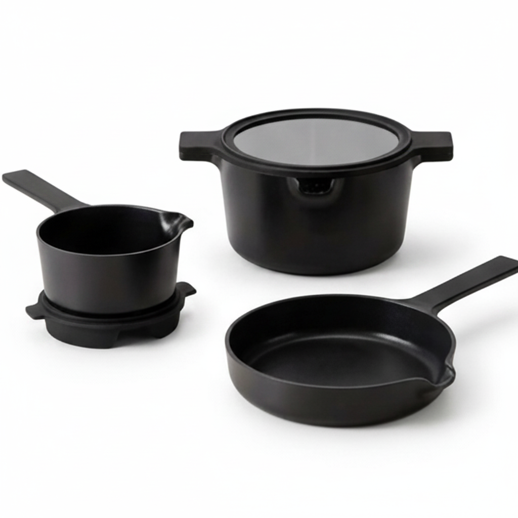 Alva Cookware Nonstick Stackable Set, 5-Piece