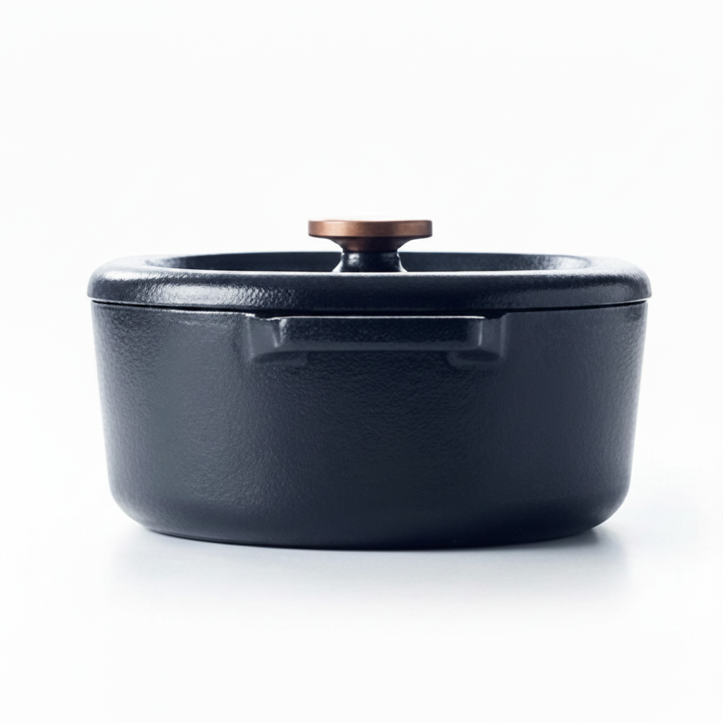 Alva Cookware Enameled Cast Iron Oval Dutch Oven, 6-Qt