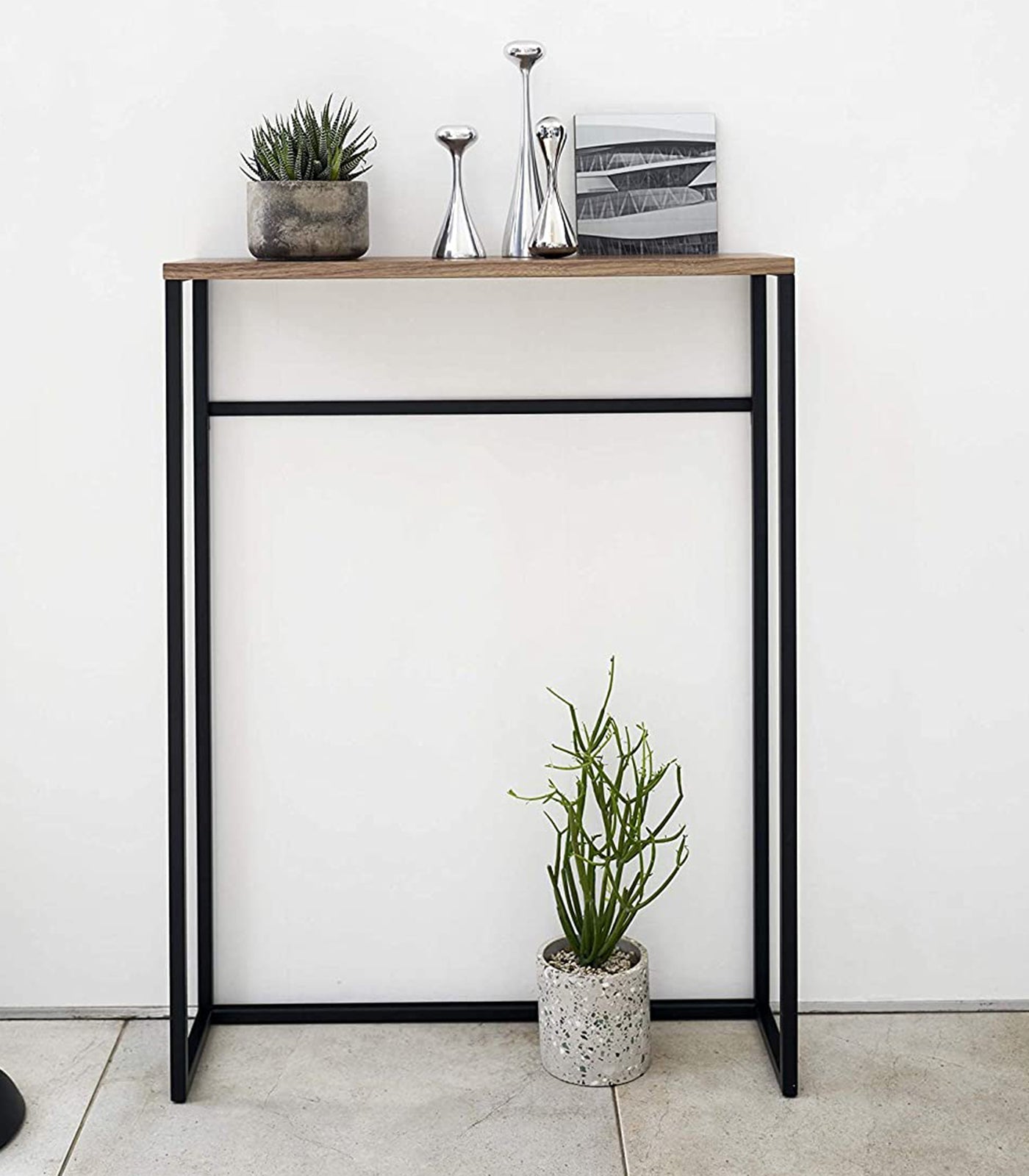 Yamazaki Home Narrow Entryway Console Table (32" H)  - Steel