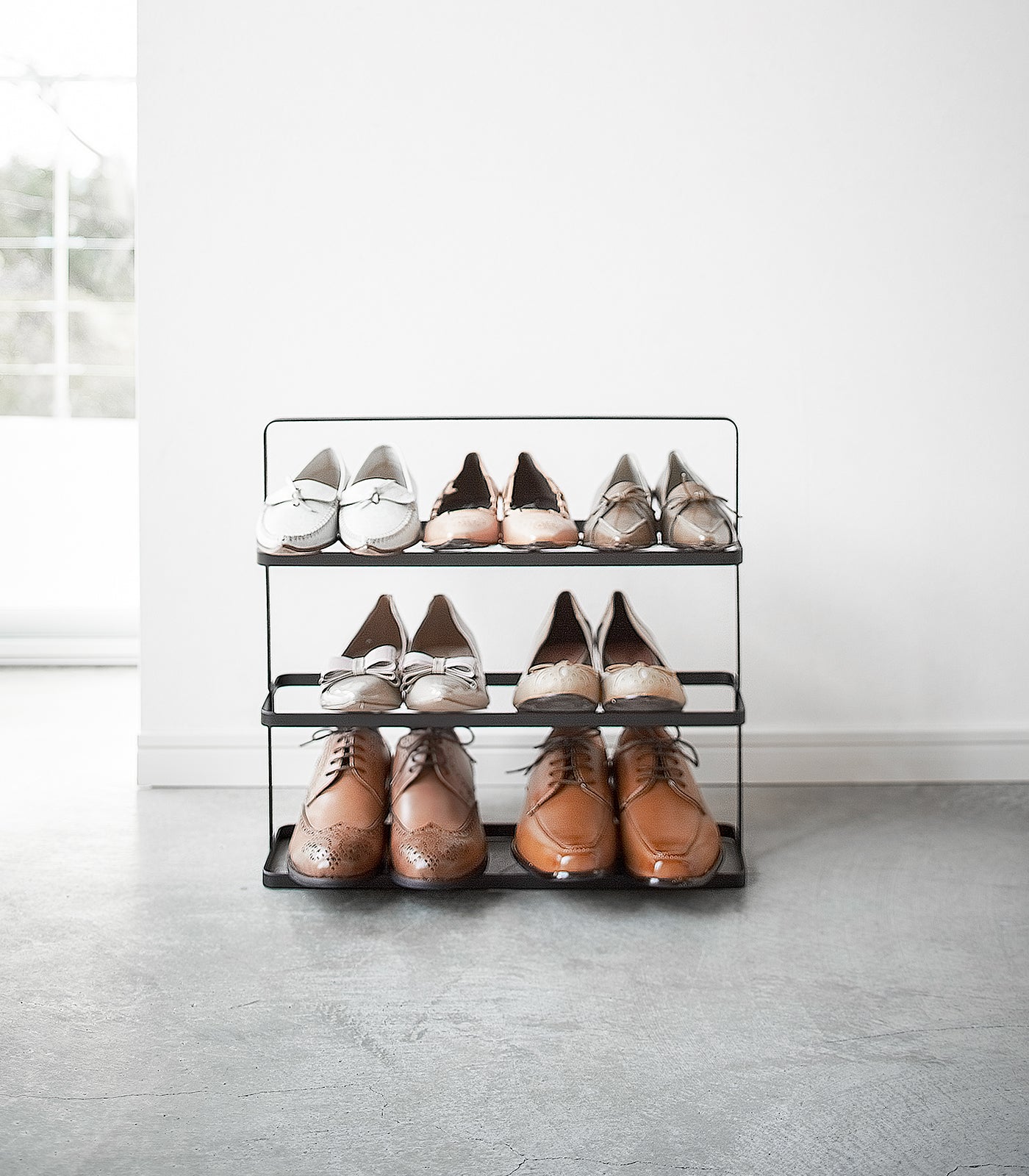 Yamazaki Home Shoe Rack (18" H)  - Steel