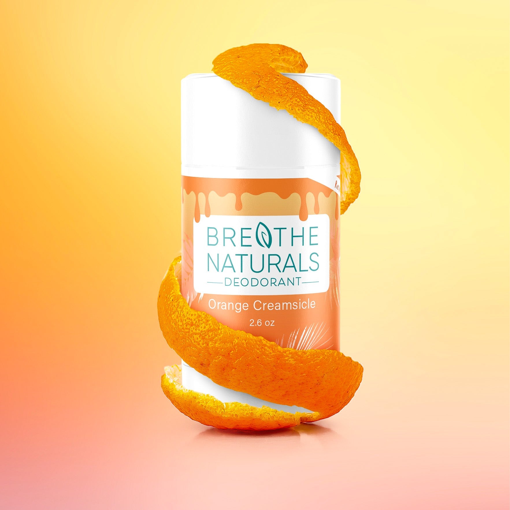 Breathe Naturals Deodorant Orange Creamsicle - 2 Pack