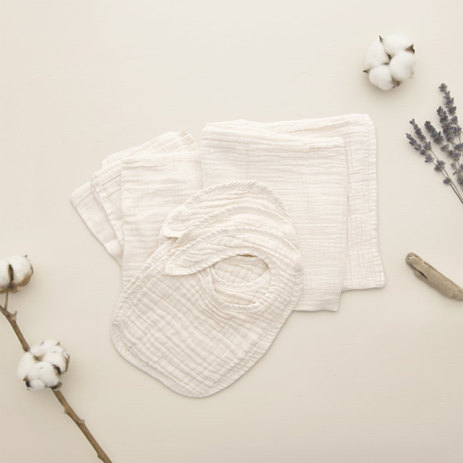Blaynk Organic Cotton Muslin Baby Bundle Set