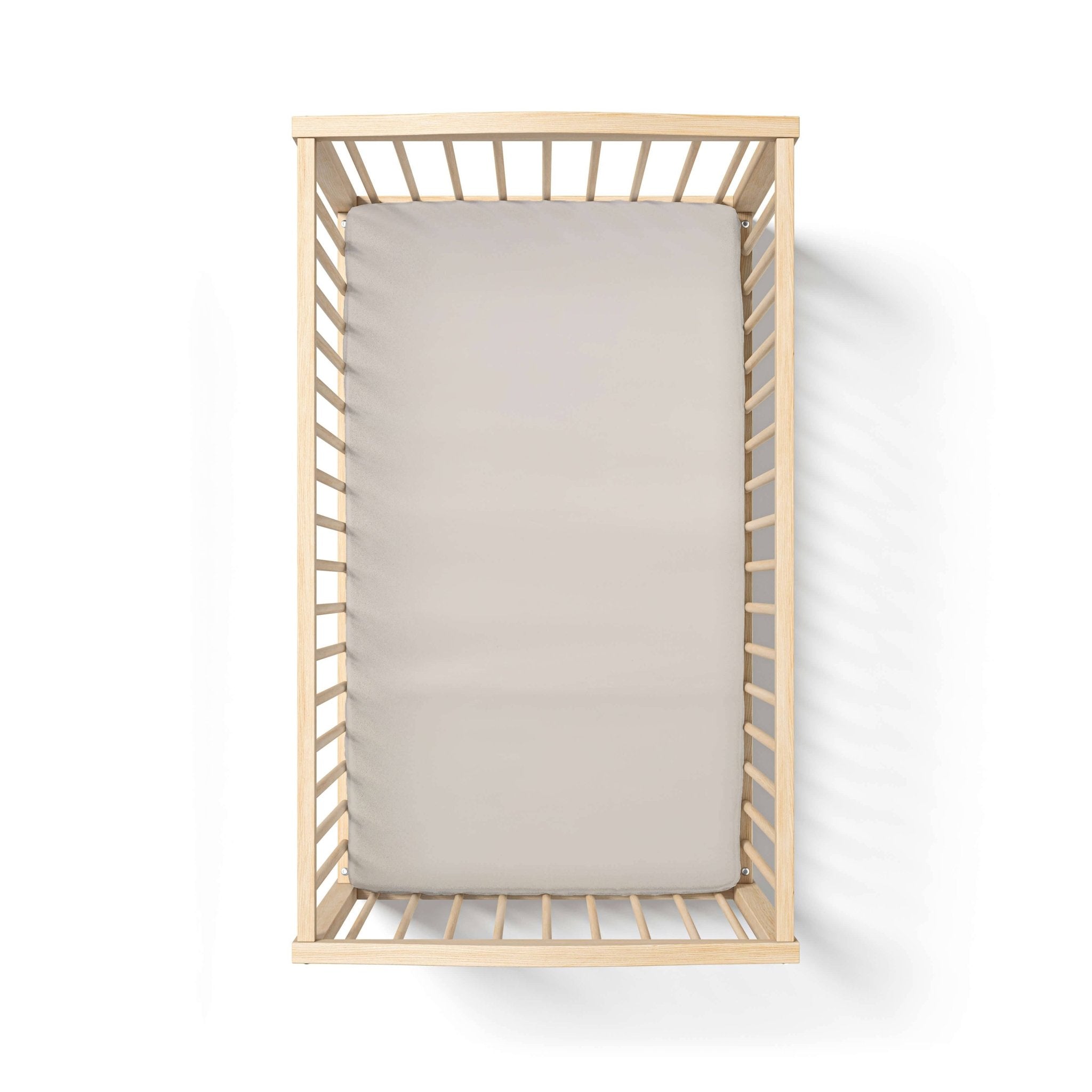 AIZOME Organic Crib Fitted Sheet