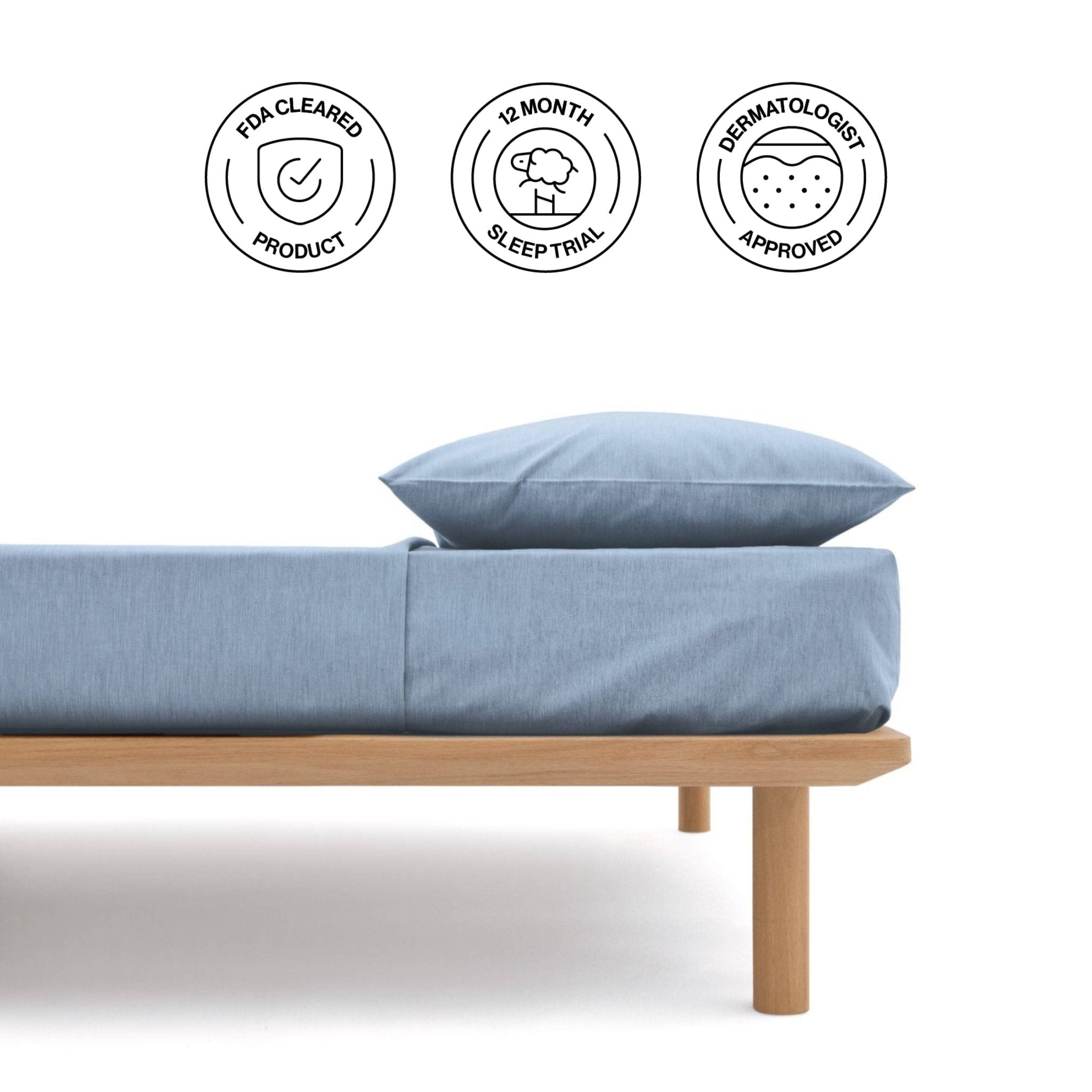 AIZOME Organic Fitted Sheet