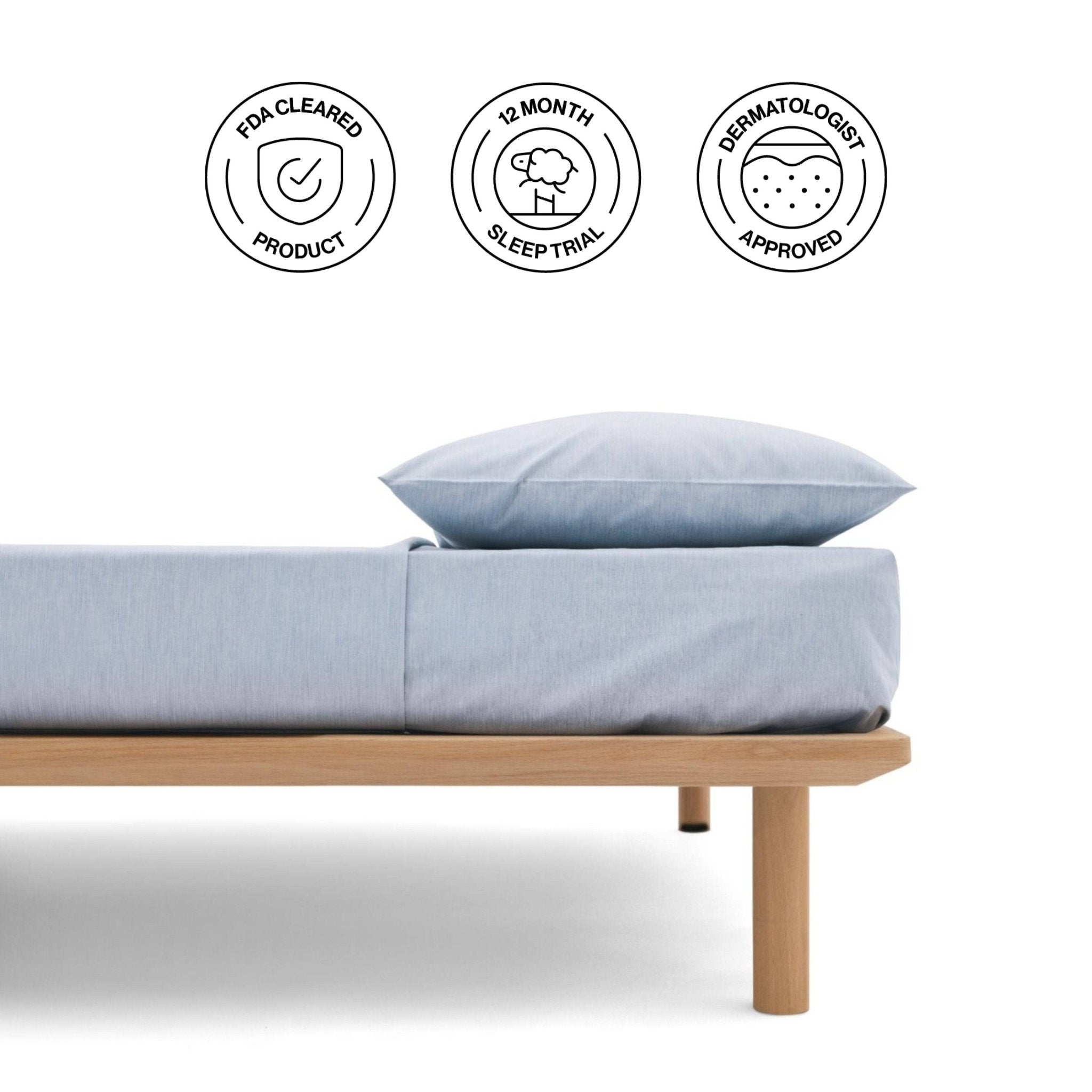 AIZOME Organic Fitted Sheet