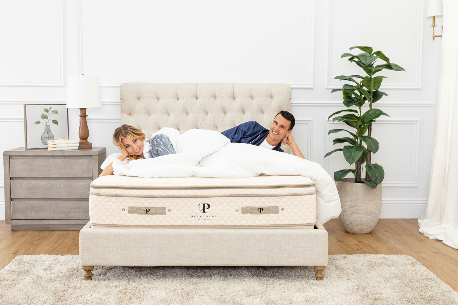 Plush Beds Organic Latex Mattress - The Botanical Bliss
