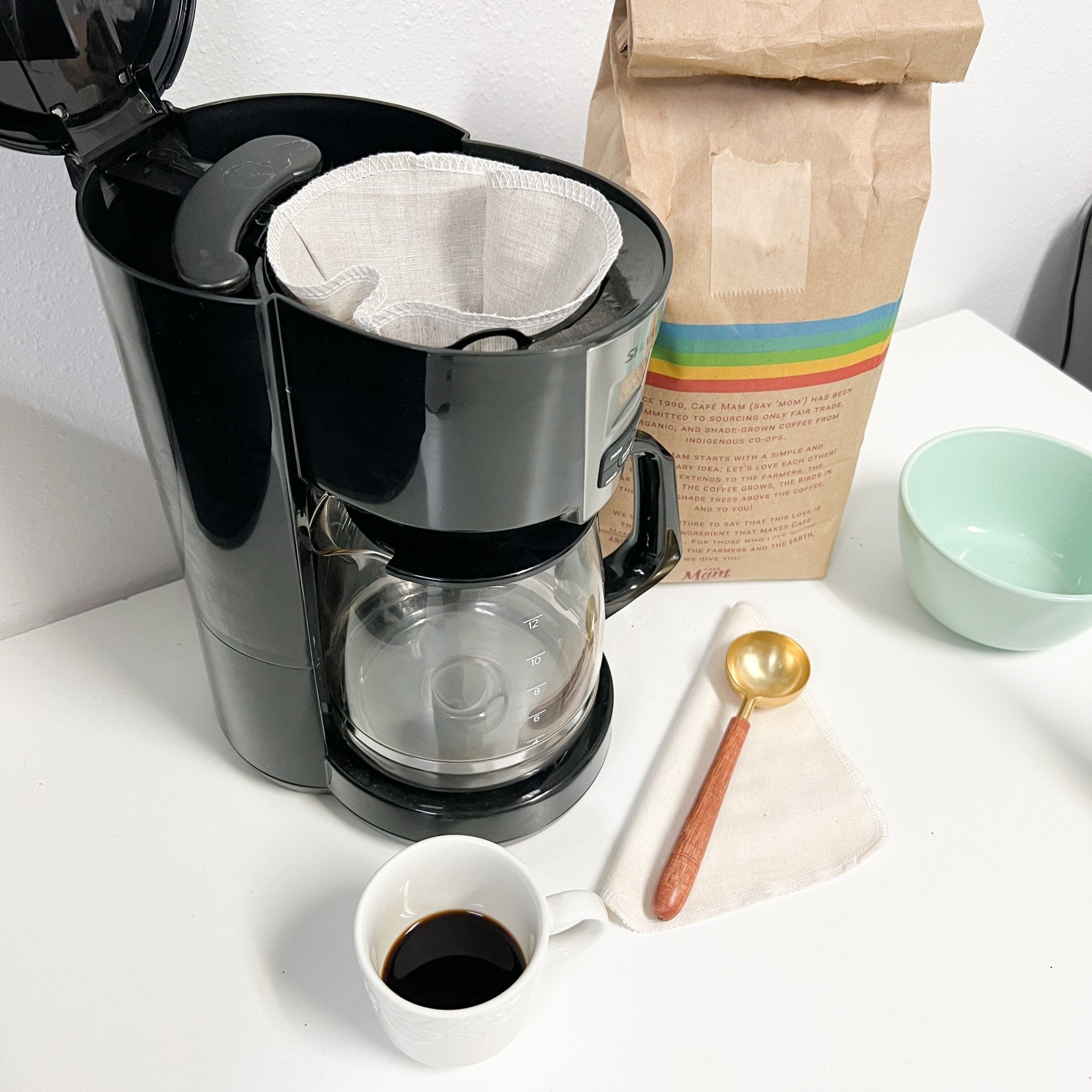 Marley's Monsters Organic Reusable Coffee Filters: Basket