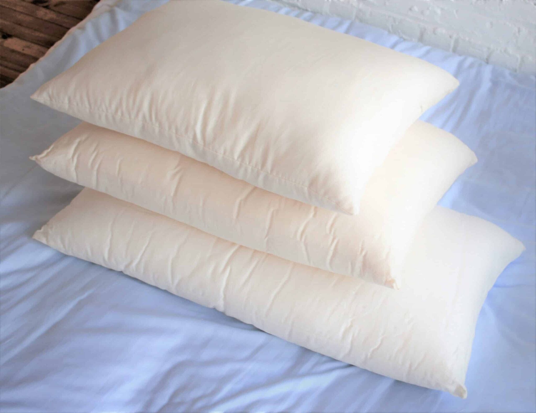 White Lotus Organic Wool Pillows