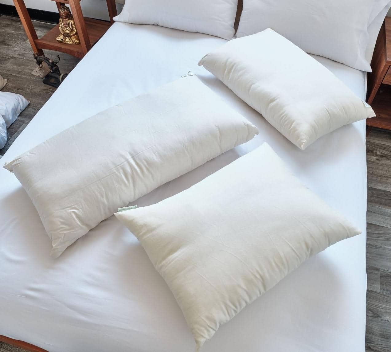 White Lotus Organic Wool Pillows