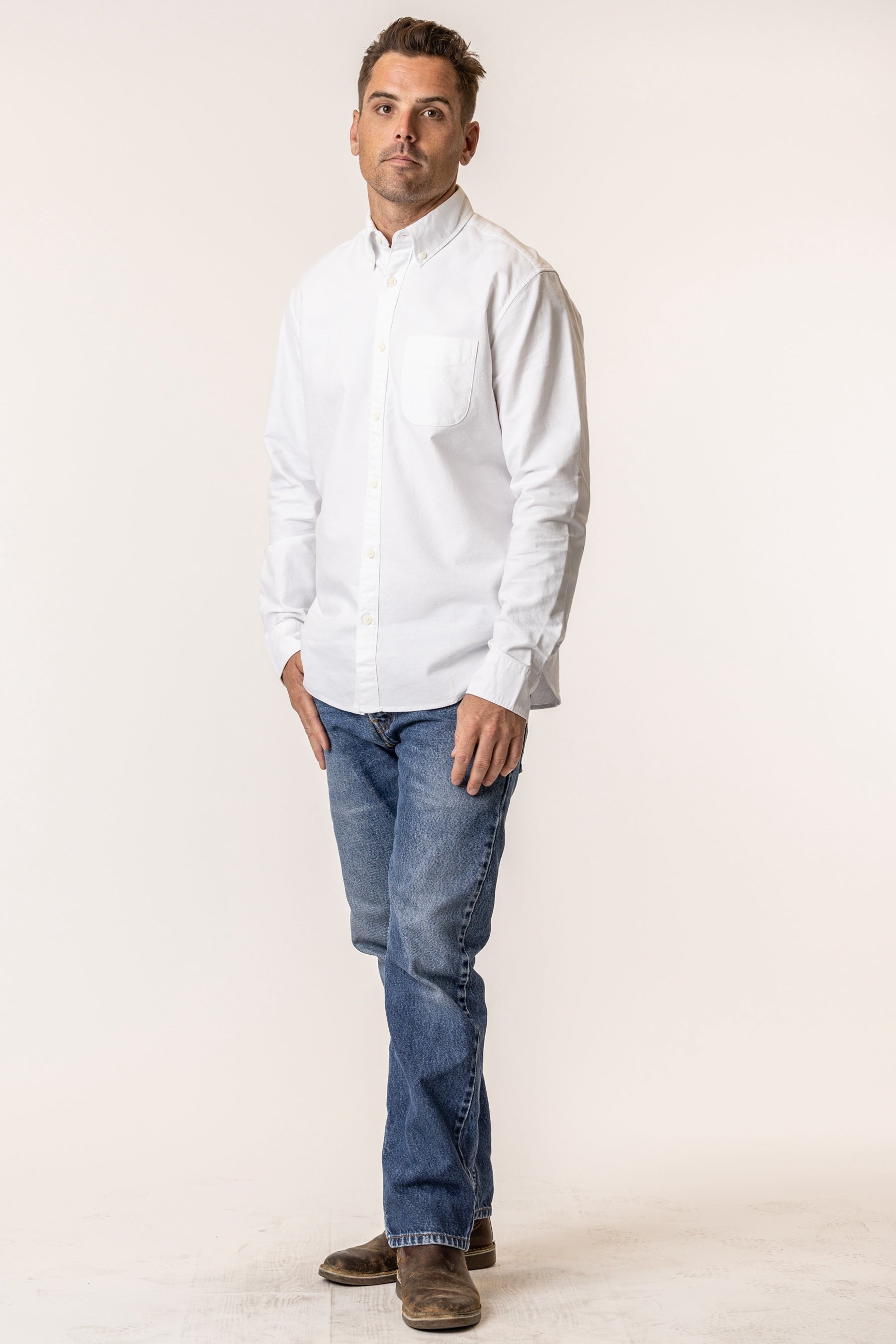 Vottera Organic Cotton Oxford Shirt