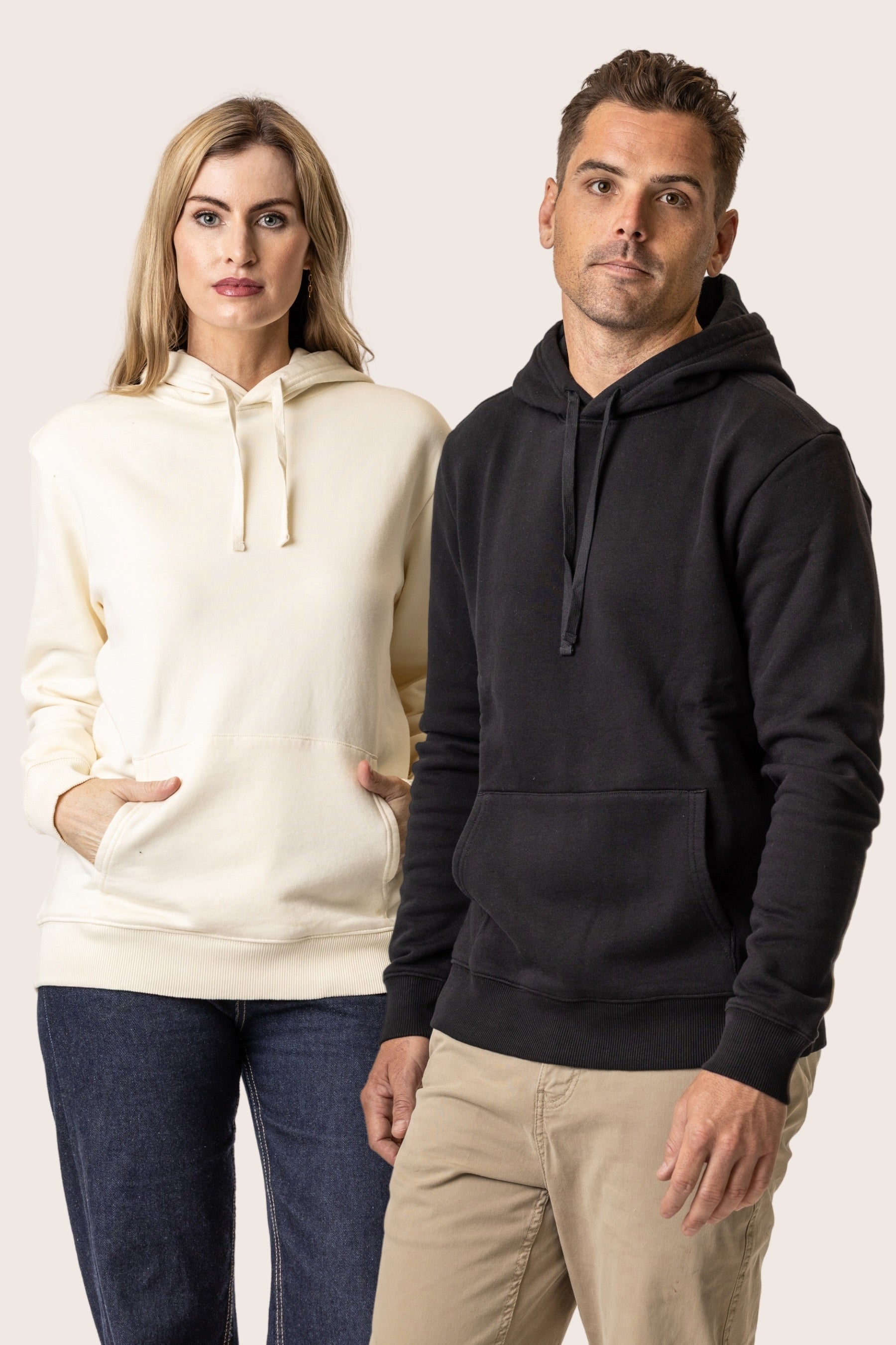 vottera Organic Cotton Unisex Pullover Hoodies