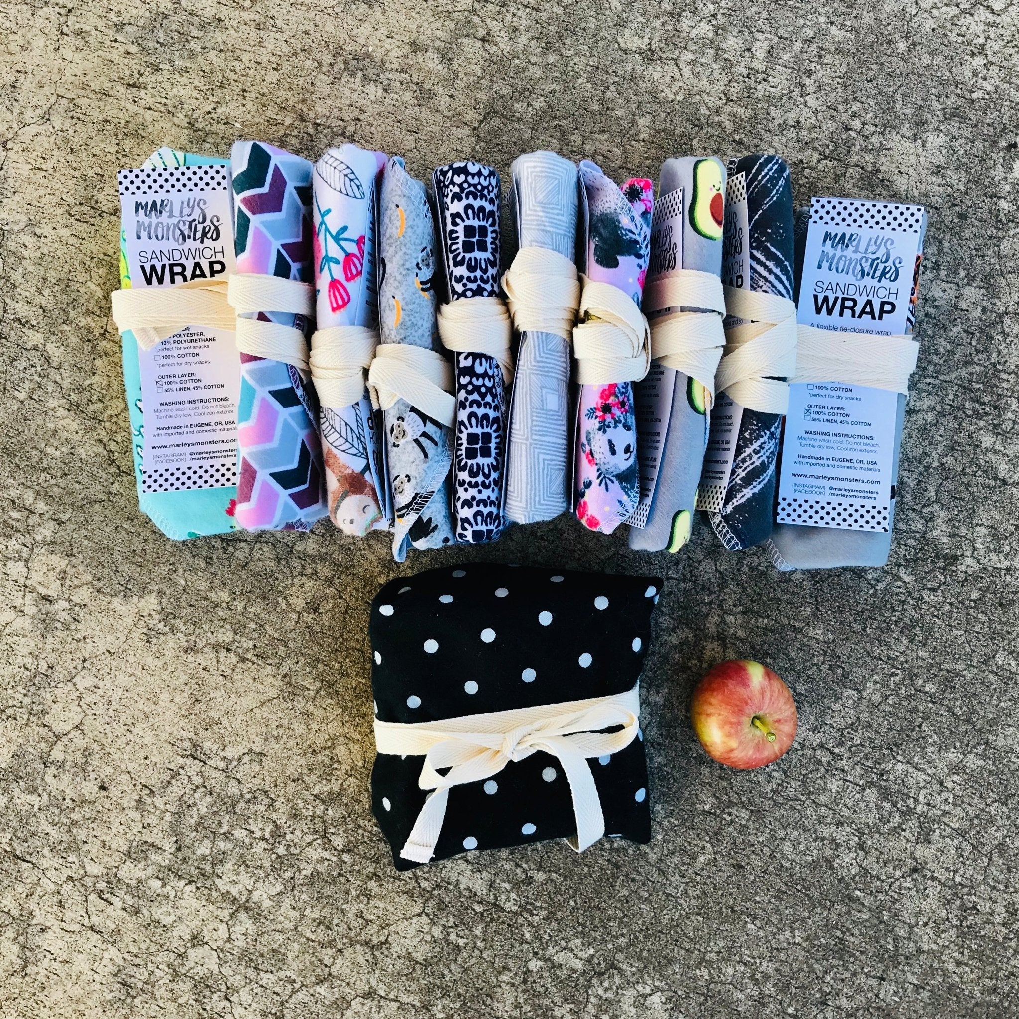 Marley's Monsters Food Wrap: Flannel - Gimme the Good Stuff